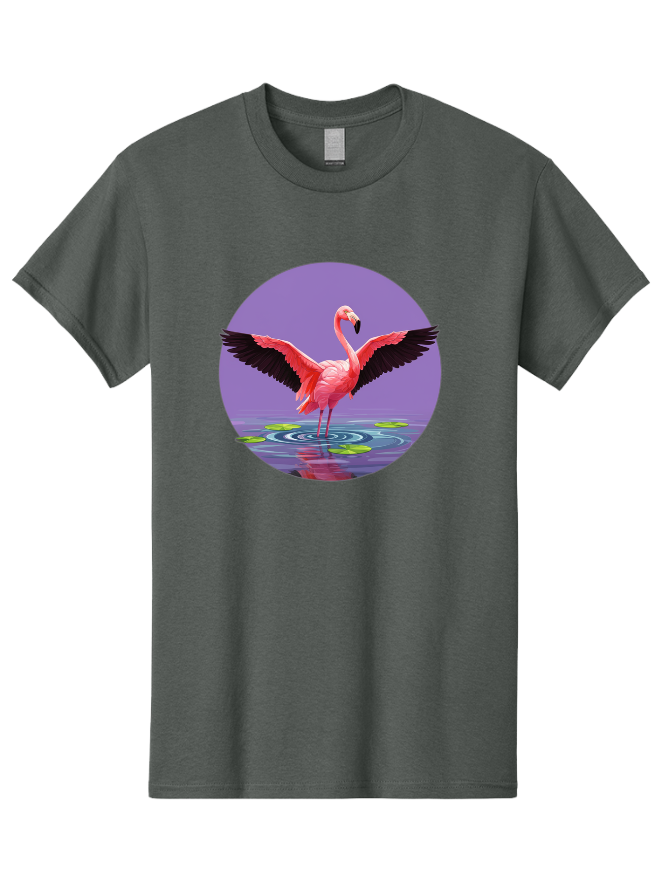Flamingo-In-Water Men'S Graphic Tee, 100% Cotton, Comfortable Casual Summer Wear, Machine Washable, Vintage Camera, Old Camera, Antique Camera, Black Camera, Classic Photography, Photography Equipment, Nostalgic Device, Film Camera, Camera Art Bai845