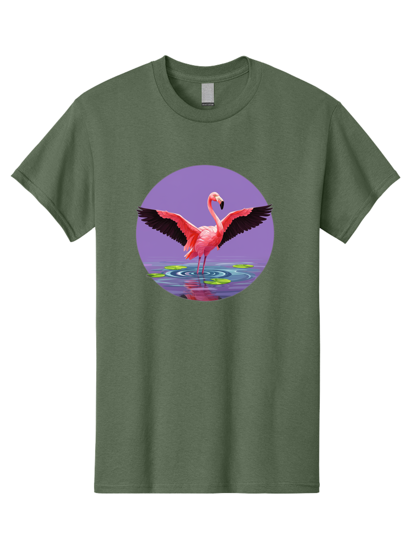 Flamingo-In-Water Men'S Graphic Tee, 100% Cotton, Comfortable Casual Summer Wear, Machine Washable, Vintage Camera, Old Camera, Antique Camera, Black Camera, Classic Photography, Photography Equipment, Nostalgic Device, Film Camera, Camera Art Bai845