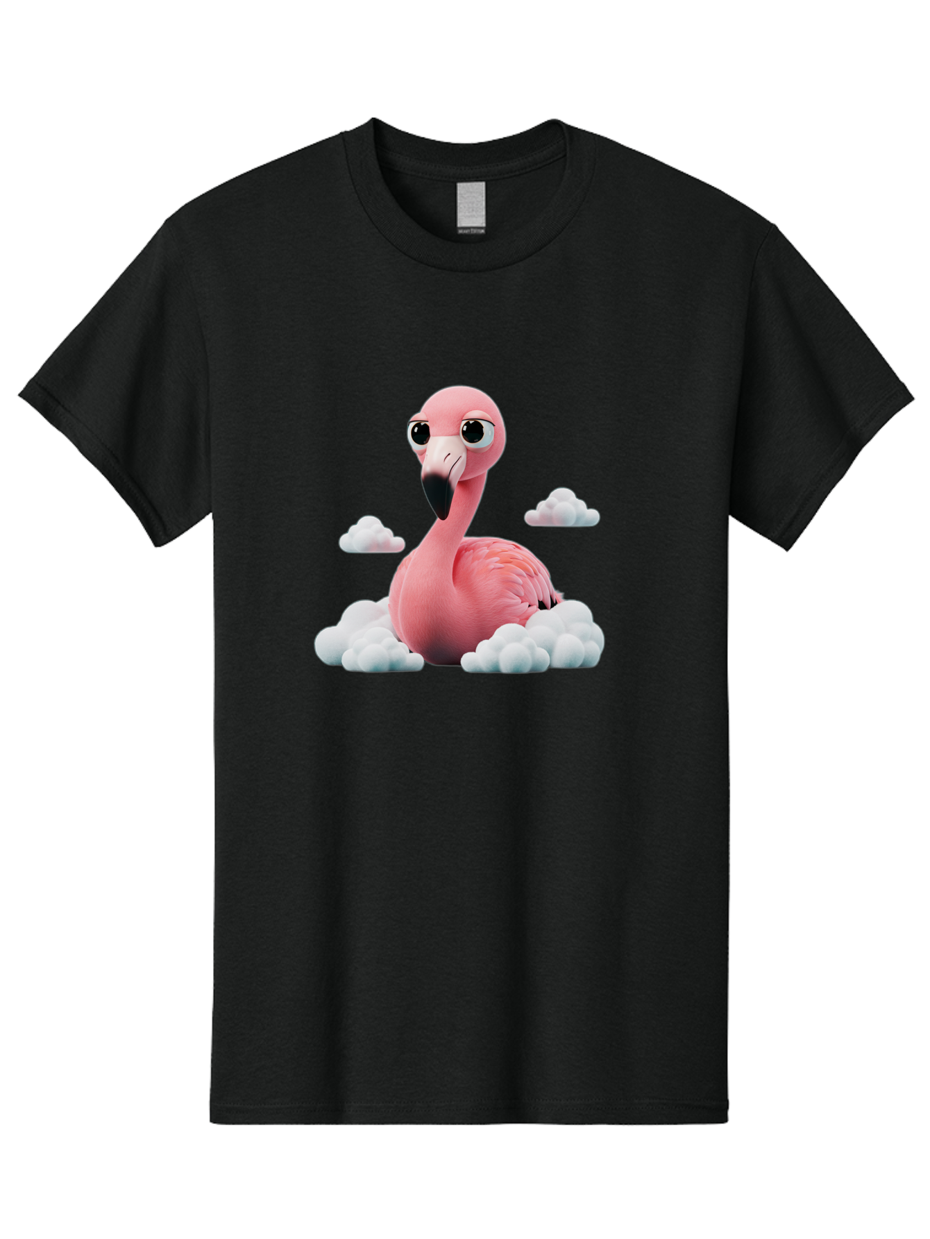Flamingo-On-Clouds Men'S Graphic Tee, 100% Cotton, Comfortable Casual Summer Wear, Machine Washable, Vintage Camera, Old Camera, Antique Camera, Black Camera, Classic Photography, Photography Equipment, Nostalgic Device, Film Camera, Bai847
