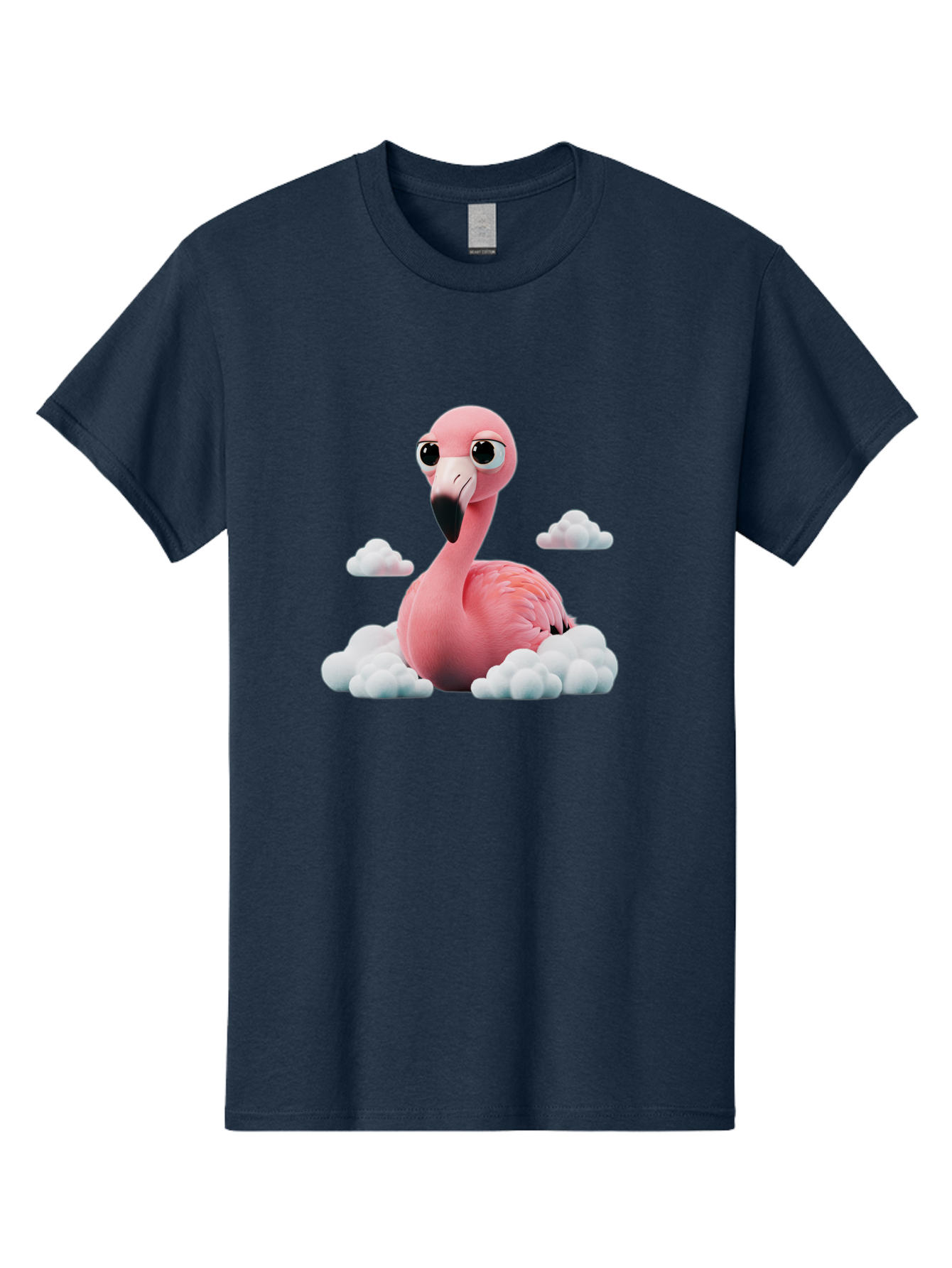 Flamingo-On-Clouds Men'S Graphic Tee, 100% Cotton, Comfortable Casual Summer Wear, Machine Washable, Vintage Camera, Old Camera, Antique Camera, Black Camera, Classic Photography, Photography Equipment, Nostalgic Device, Film Camera, Bai847