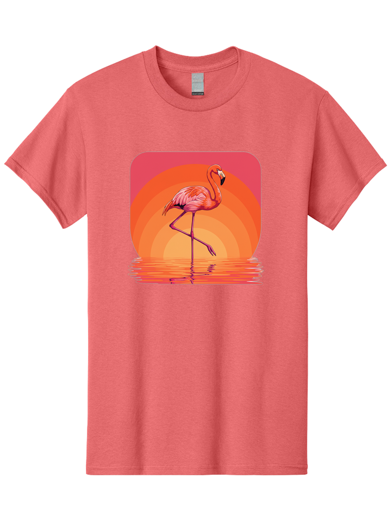 Flamingo-Retro Men'S Graphic Tee, 100% Cotton, Comfortable Casual Summer Wear, Machine Washable, Vintage Camera, Old Camera, Antique Camera, Black Camera, Classic Photography, Photography Equipment, Nostalgic Device, Film Camera, Camera Art Bai848