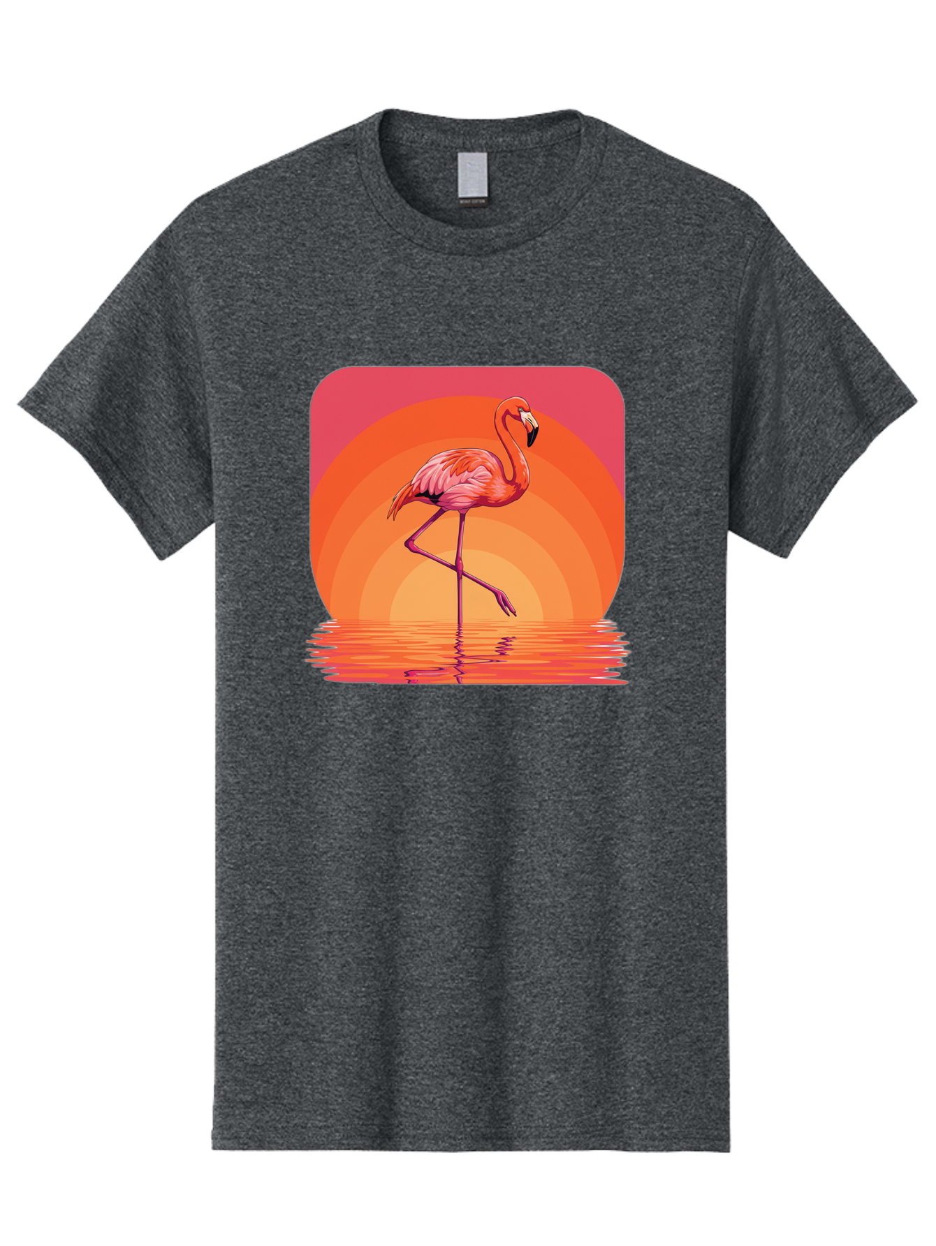 Flamingo-Retro Men'S Graphic Tee, 100% Cotton, Comfortable Casual Summer Wear, Machine Washable, Vintage Camera, Old Camera, Antique Camera, Black Camera, Classic Photography, Photography Equipment, Nostalgic Device, Film Camera, Camera Art Bai848