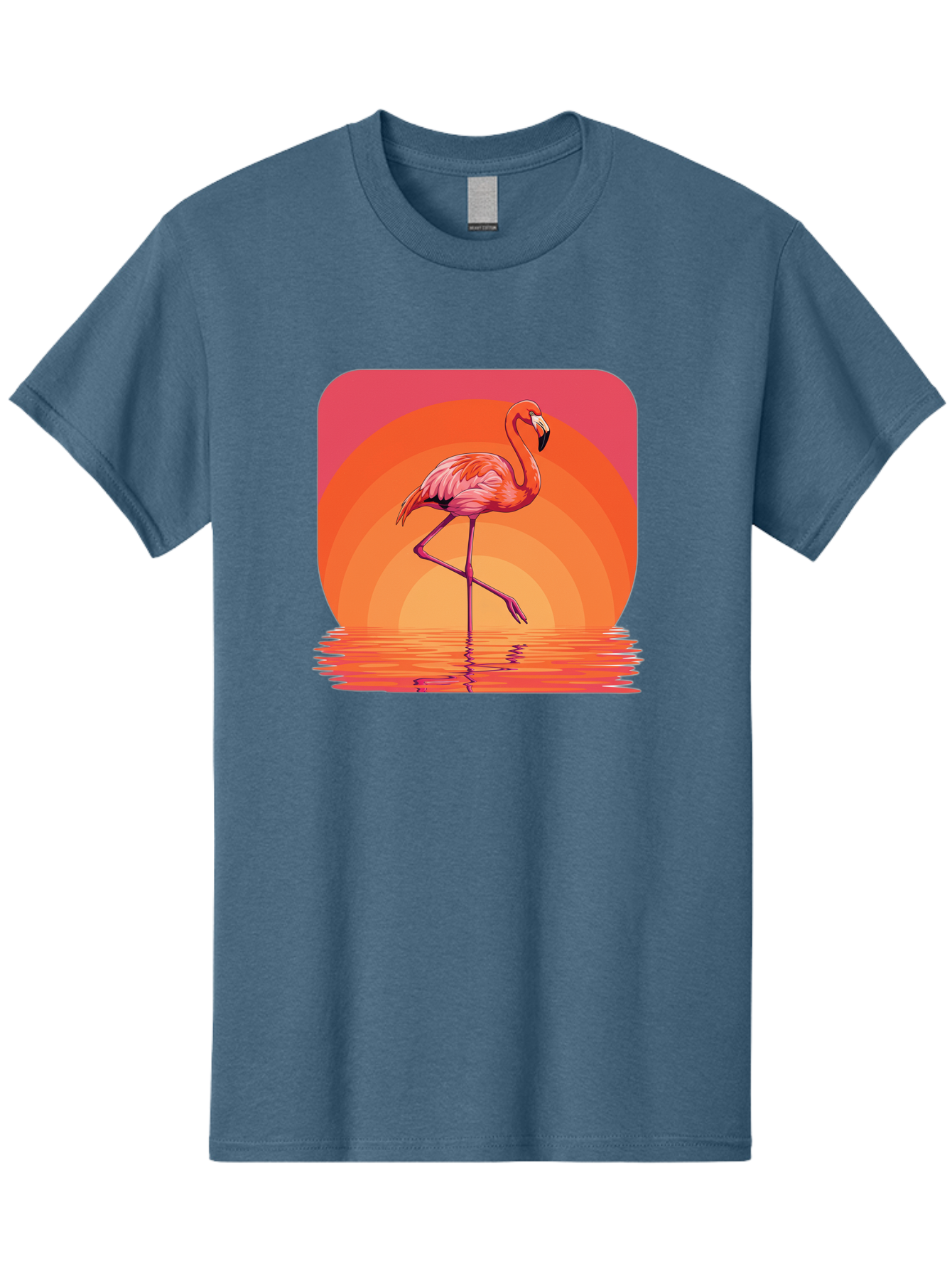 Flamingo-Retro Men'S Graphic Tee, 100% Cotton, Comfortable Casual Summer Wear, Machine Washable, Vintage Camera, Old Camera, Antique Camera, Black Camera, Classic Photography, Photography Equipment, Nostalgic Device, Film Camera, Camera Art Bai848