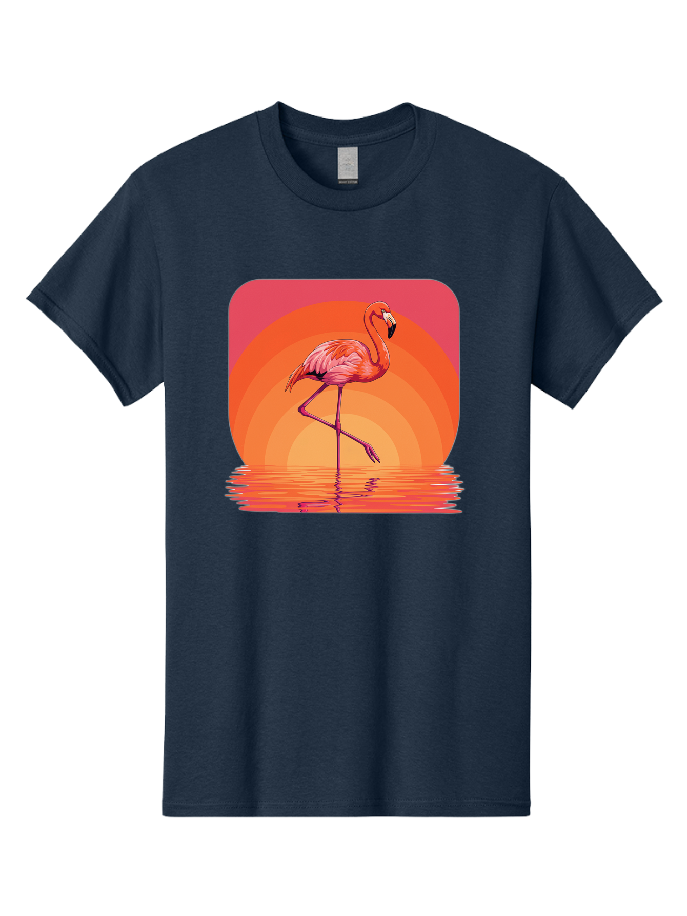 Flamingo-Retro Men'S Graphic Tee, 100% Cotton, Comfortable Casual Summer Wear, Machine Washable, Vintage Camera, Old Camera, Antique Camera, Black Camera, Classic Photography, Photography Equipment, Nostalgic Device, Film Camera, Camera Art Bai848