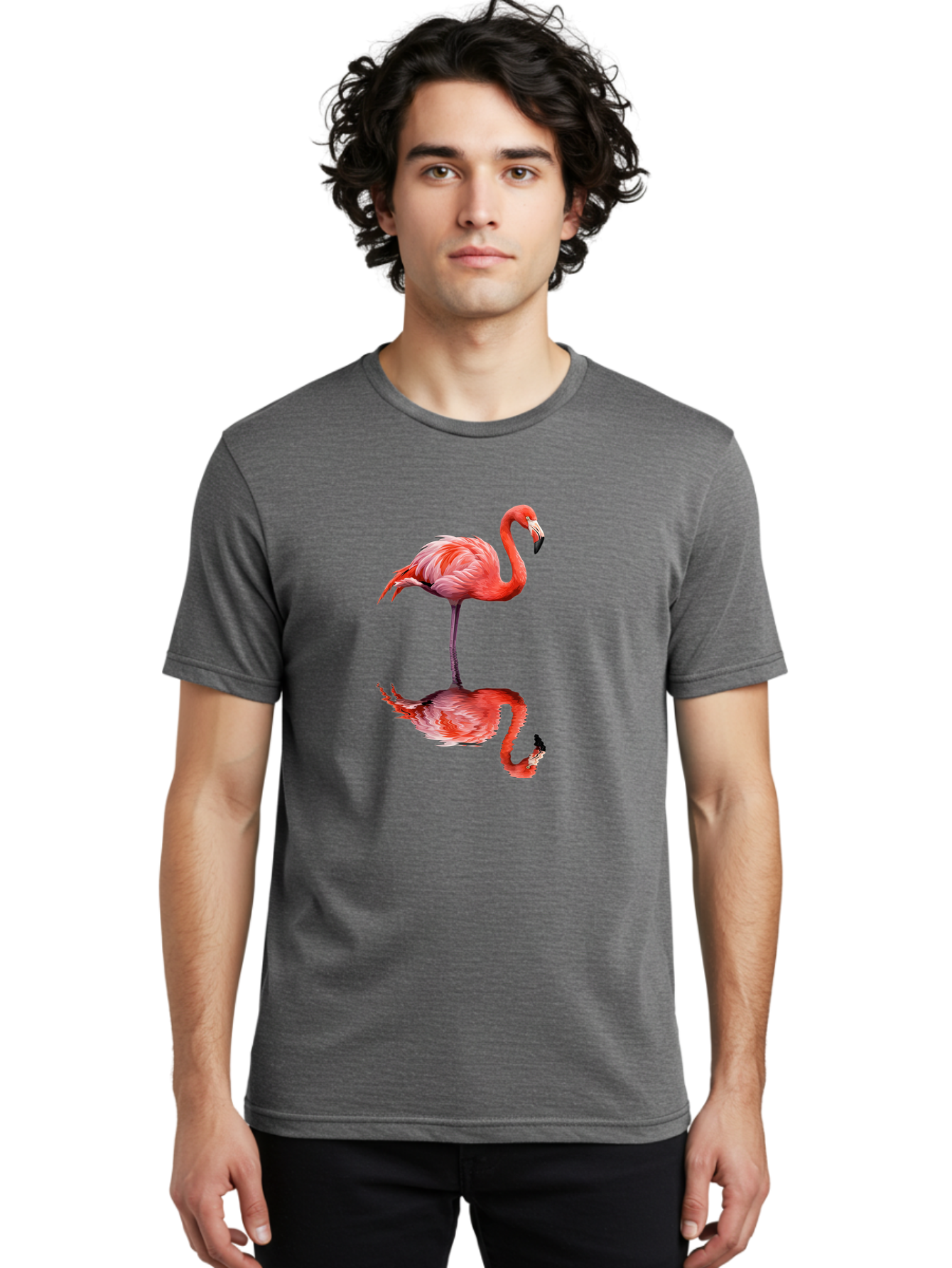 Flamingo Men'S Graphic Tee, 100% Cotton, Comfortable Casual Summer Wear, Machine Washable, Vintage Camera, Old Camera, Antique Camera, Black Camera, Classic Photography, Photography Equipment, Nostalgic Device, Film Camera, Camera Art Bai851