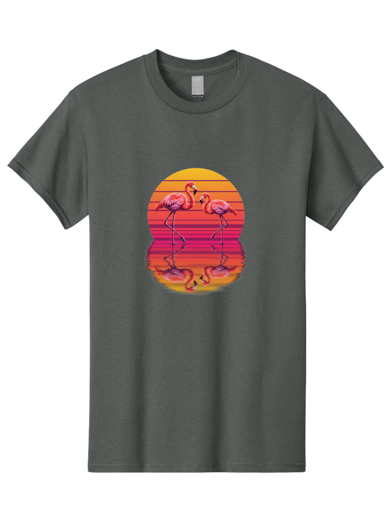 Flamingos-1 Men'S Graphic Tee, 100% Cotton, Comfortable Casual Summer Wear, Machine Washable, Vintage Camera, Old Camera, Antique Camera, Black Camera, Classic Photography, Photography Equipment, Nostalgic Device, Film Camera, Camera Art Bai852