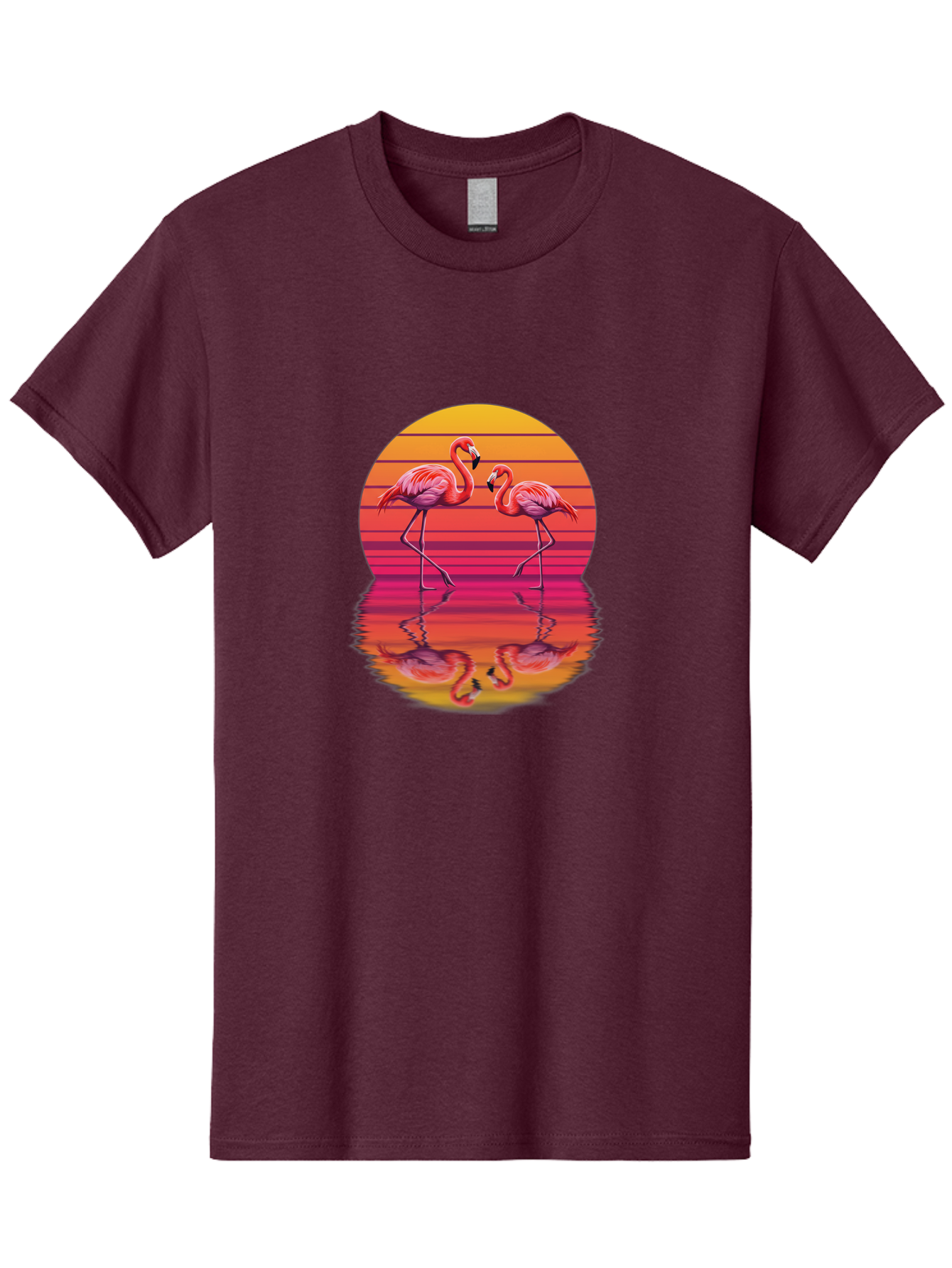 Flamingos-1 Men'S Graphic Tee, 100% Cotton, Comfortable Casual Summer Wear, Machine Washable, Vintage Camera, Old Camera, Antique Camera, Black Camera, Classic Photography, Photography Equipment, Nostalgic Device, Film Camera, Camera Art Bai852