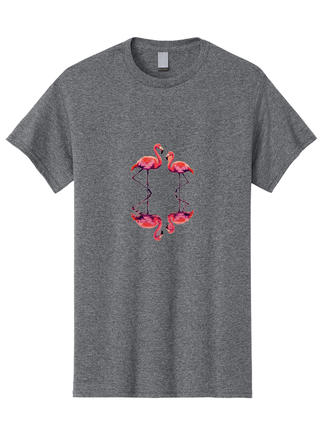 Flamingos-2 Men'S Graphic Tee, 100% Cotton, Comfortable Casual Summer Wear, Machine Washable, Vintage Camera, Old Camera, Antique Camera, Black Camera, Classic Photography, Photography Equipment, Nostalgic Device, Film Camera, Camera Art Bai853