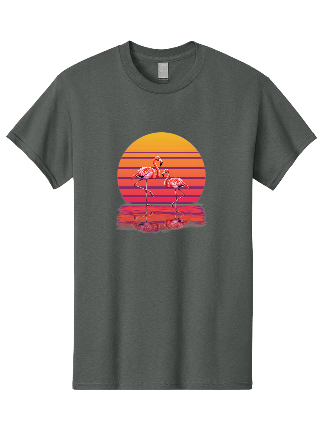 Flamingos-3 Men'S Graphic Tee, 100% Cotton, Comfortable Casual Summer Wear, Machine Washable, Vintage Camera, Old Camera, Antique Camera, Black Camera, Classic Photography, Photography Equipment, Nostalgic Device, Film Camera, Camera Art Bai854