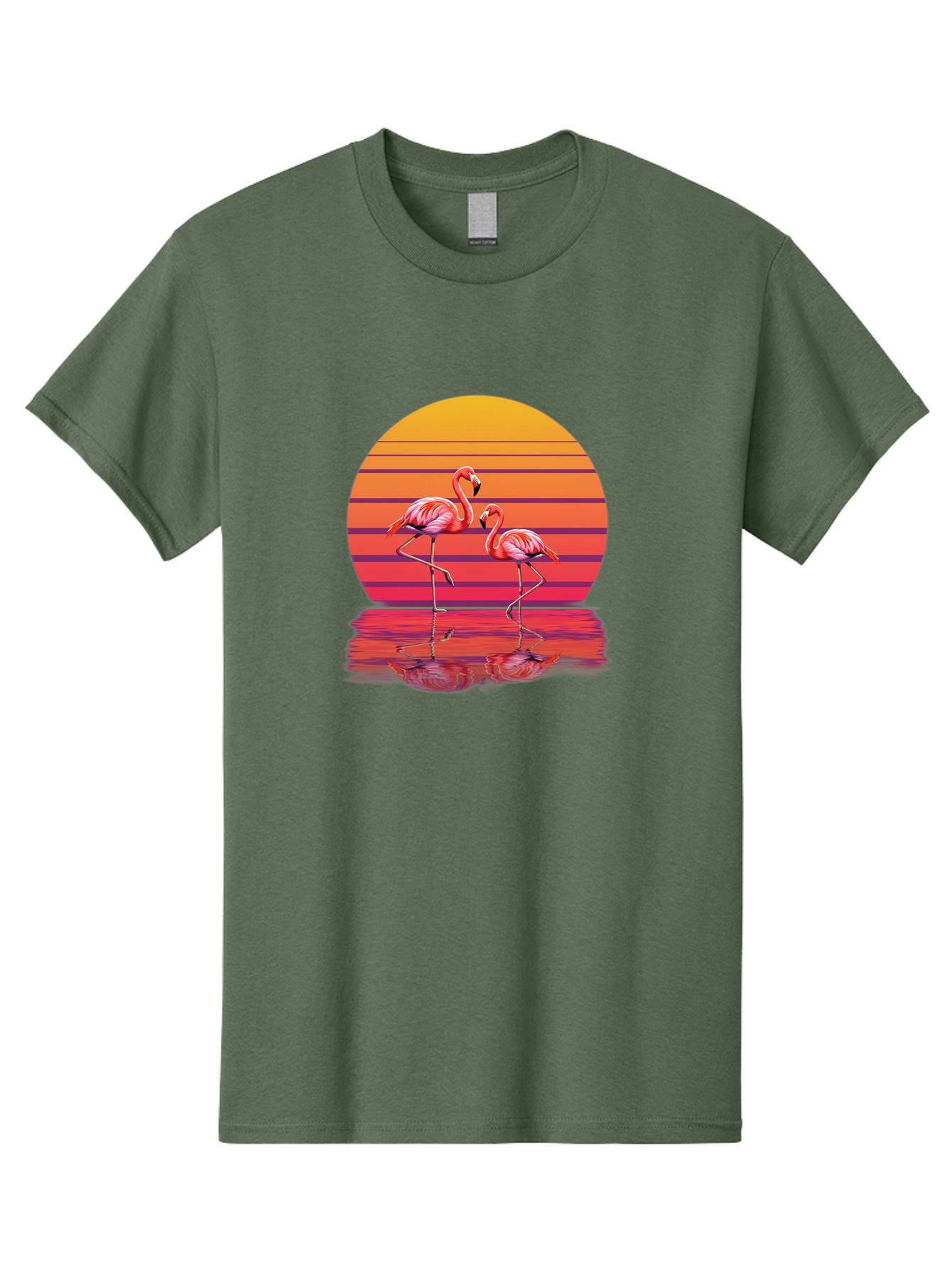 Flamingos-3 Men'S Graphic Tee, 100% Cotton, Comfortable Casual Summer Wear, Machine Washable, Vintage Camera, Old Camera, Antique Camera, Black Camera, Classic Photography, Photography Equipment, Nostalgic Device, Film Camera, Camera Art Bai854
