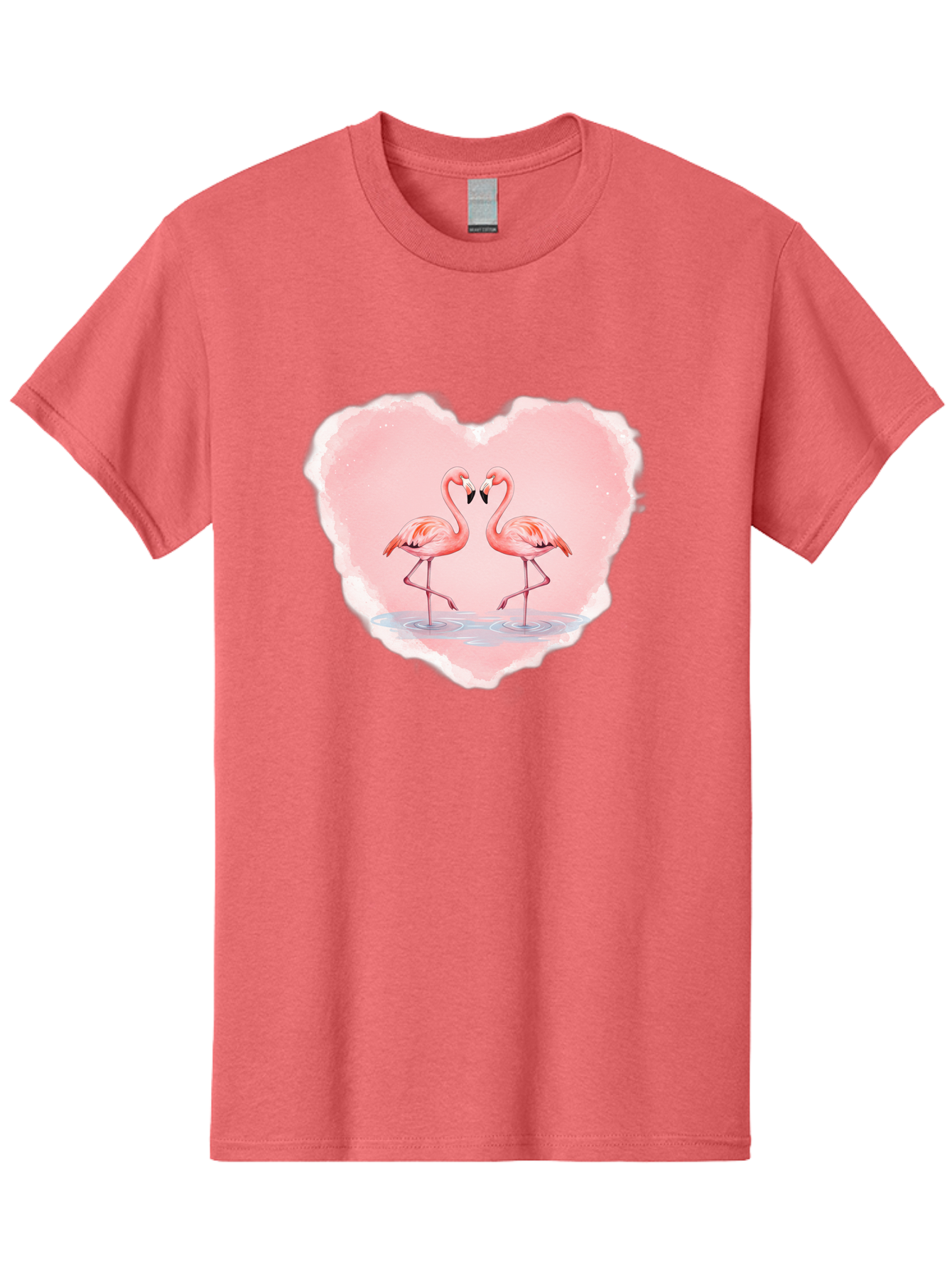 Flamingos-Forming-Heart Men'S Graphic Tee, 100% Cotton, Comfortable Casual Summer Wear, Machine Washable, Vintage Camera, Old Camera, Antique Camera, Black Camera, Classic Photography, Photography Equipment, Nostalgic Device, Film Camera, Bai858