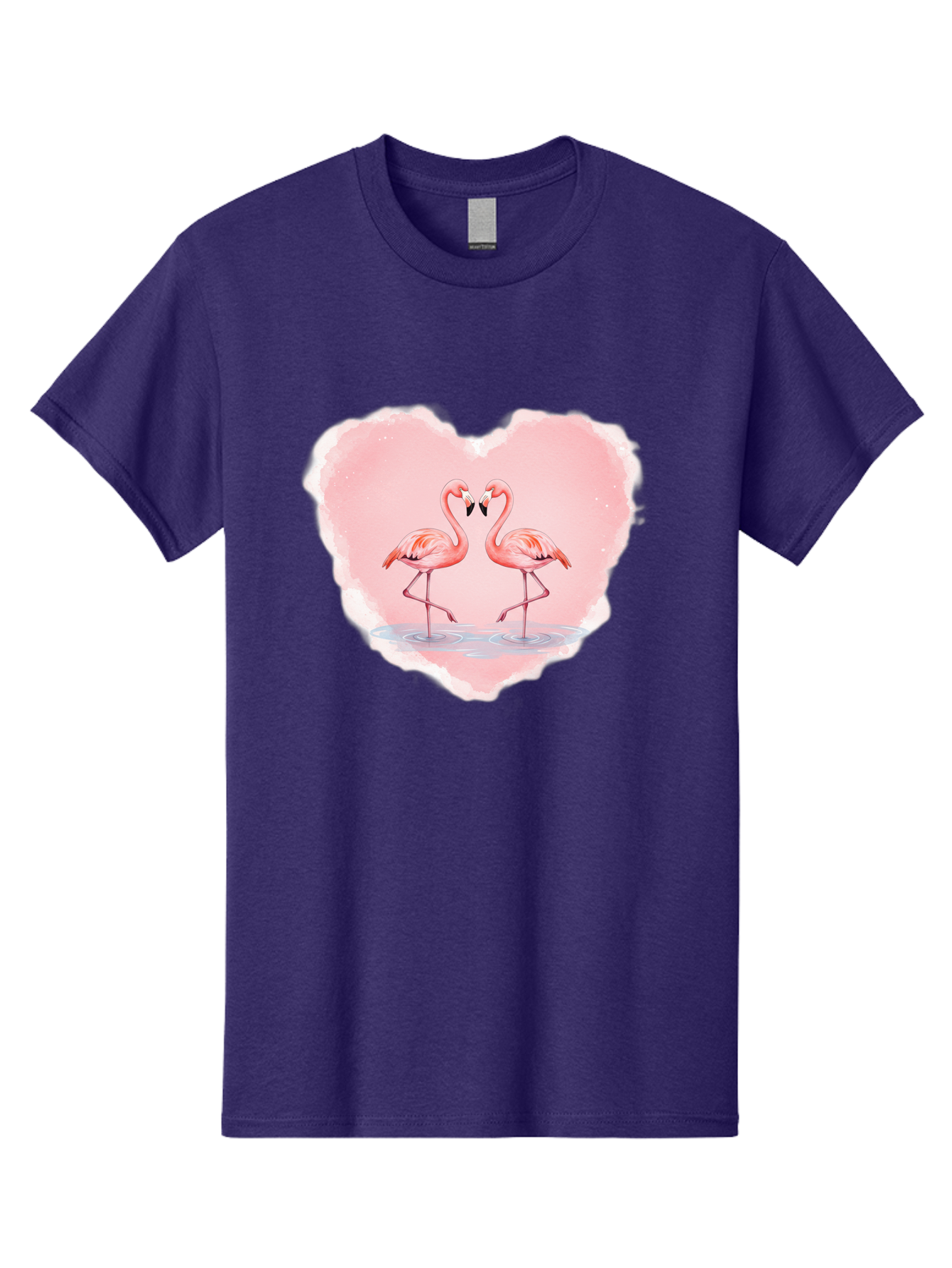 Flamingos-Forming-Heart Men'S Graphic Tee, 100% Cotton, Comfortable Casual Summer Wear, Machine Washable, Vintage Camera, Old Camera, Antique Camera, Black Camera, Classic Photography, Photography Equipment, Nostalgic Device, Film Camera, Bai858