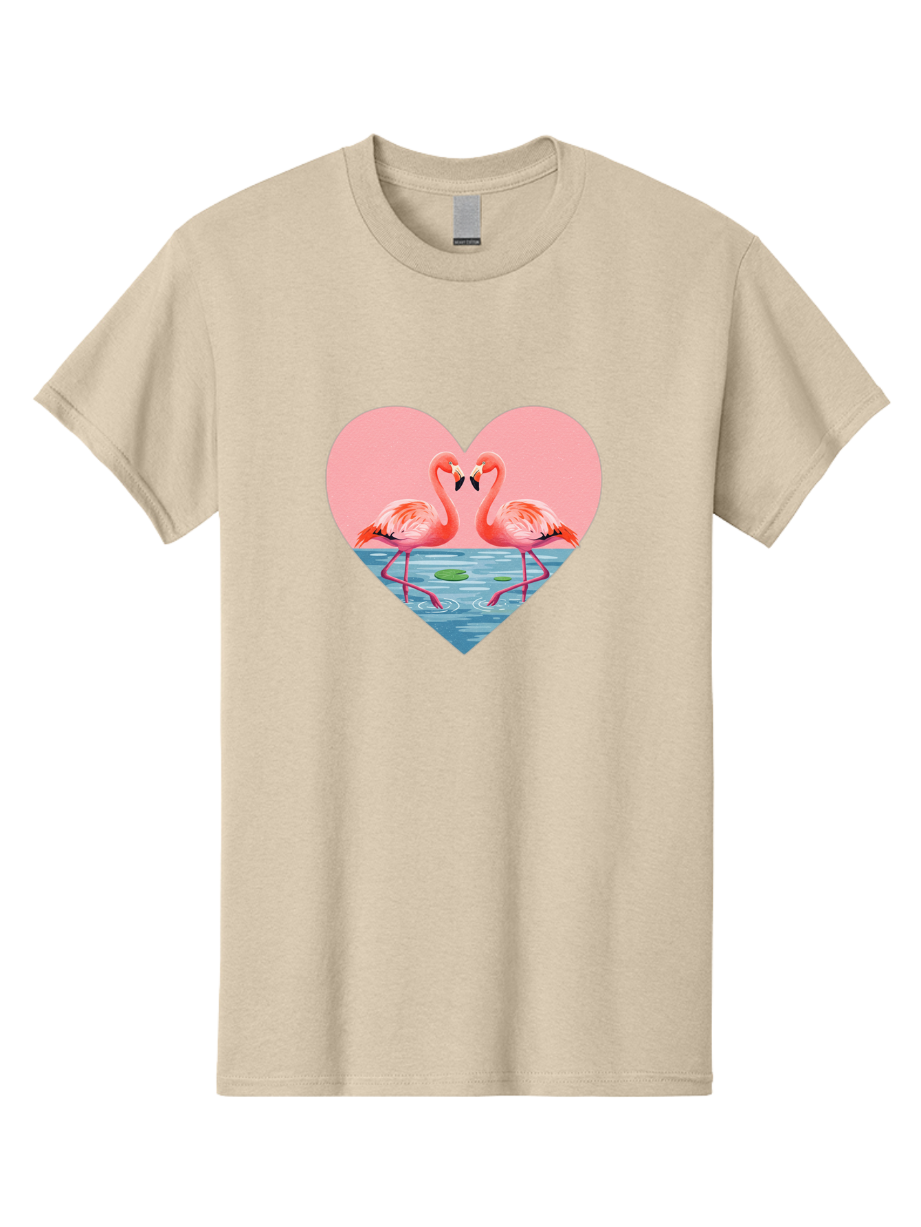 Flamingos-Heart-1 Men'S Graphic Tee, 100% Cotton, Comfortable Casual Summer Wear, Machine Washable, Vintage Camera, Old Camera, Antique Camera, Black Camera, Classic Photography, Photography Equipment, Nostalgic Device, Film Camera, Camera Art Bai859