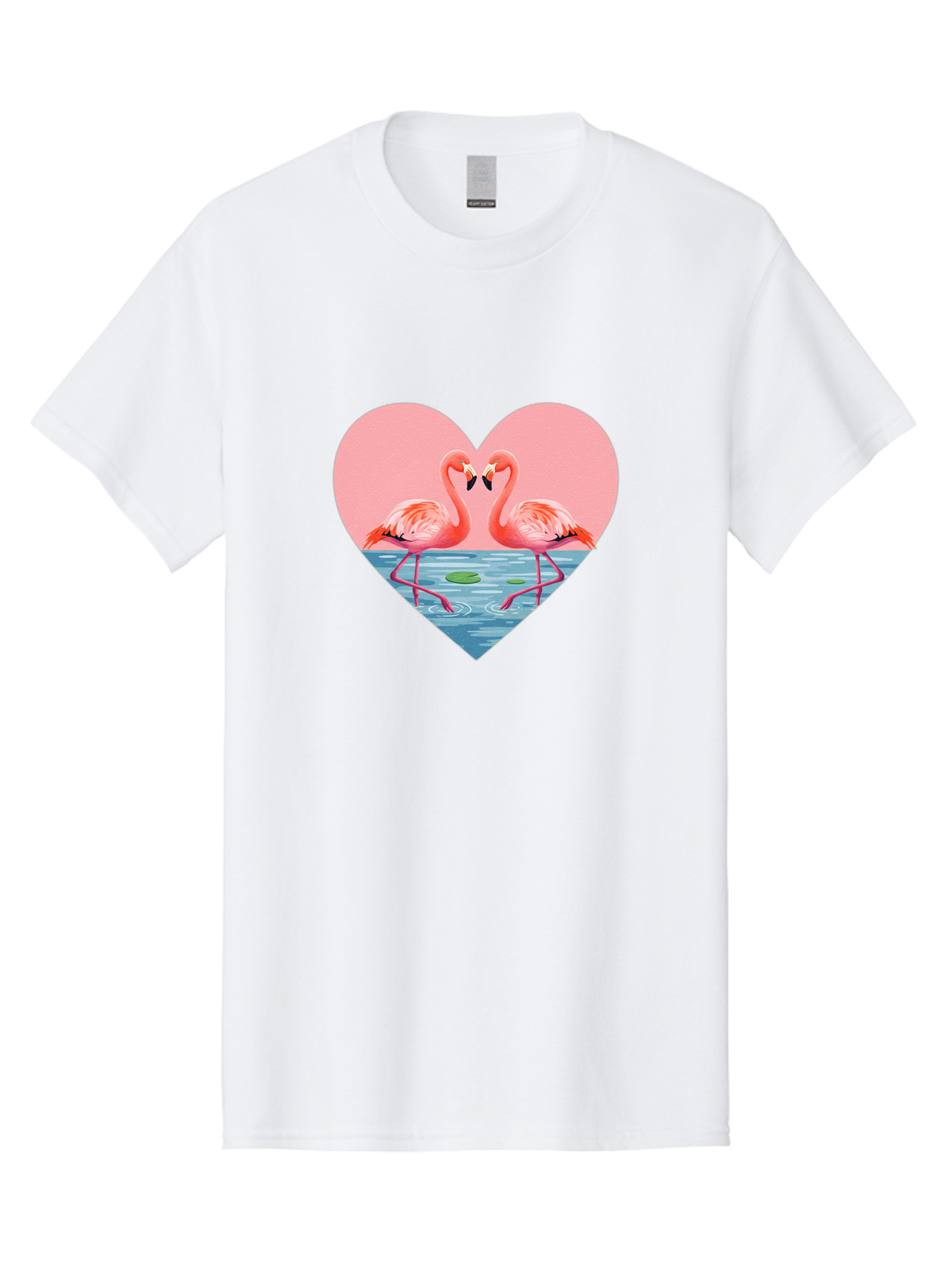 Flamingos-Heart-1 Men'S Graphic Tee, 100% Cotton, Comfortable Casual Summer Wear, Machine Washable, Vintage Camera, Old Camera, Antique Camera, Black Camera, Classic Photography, Photography Equipment, Nostalgic Device, Film Camera, Camera Art Bai859