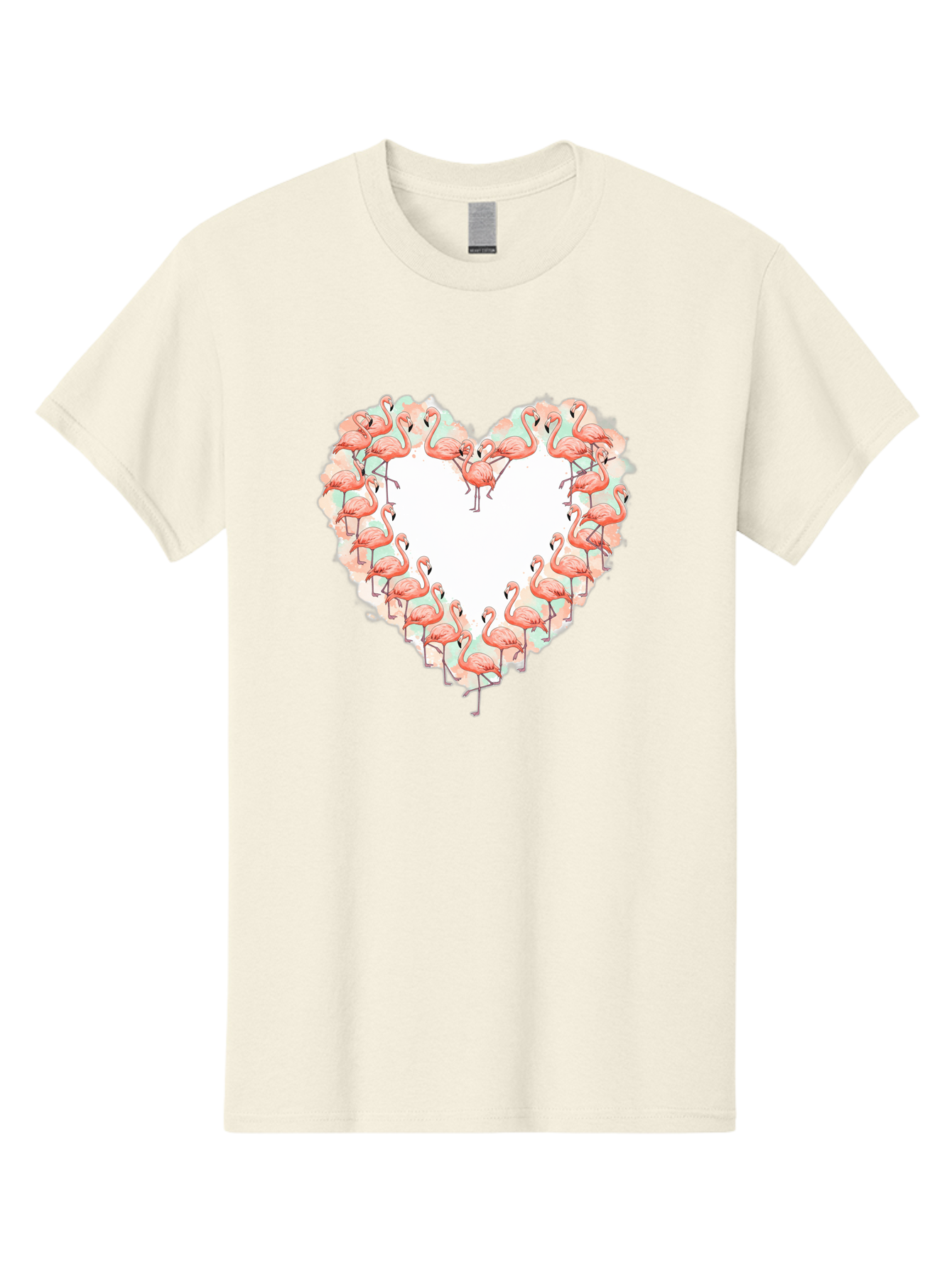 Flamingos-Heart-2 Men'S Graphic Tee, 100% Cotton, Comfortable Casual Summer Wear, Machine Washable, Vintage Camera, Old Camera, Antique Camera, Black Camera, Classic Photography, Photography Equipment, Nostalgic Device, Film Camera, Camera Art Bai860