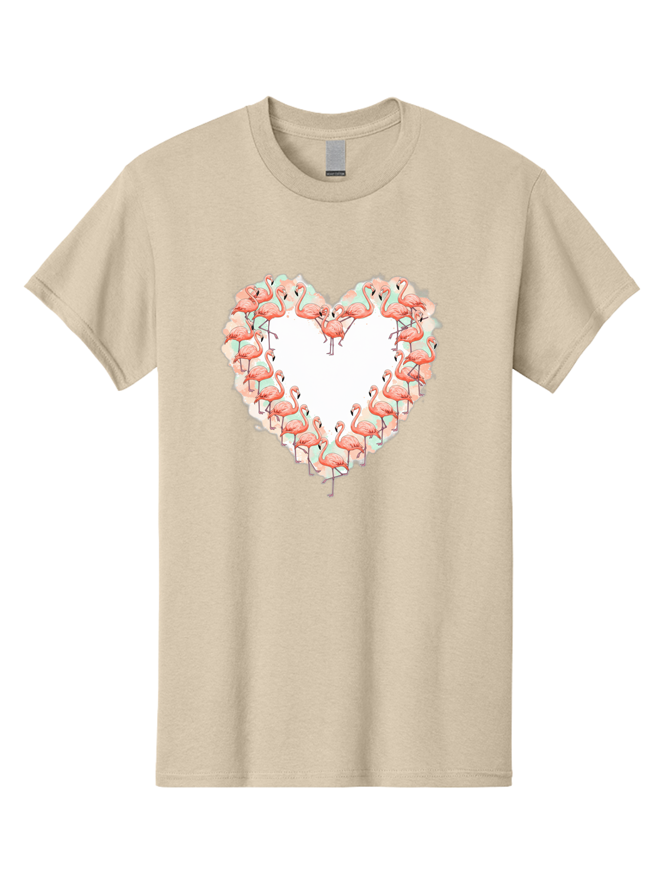 Flamingos-Heart-2 Men'S Graphic Tee, 100% Cotton, Comfortable Casual Summer Wear, Machine Washable, Vintage Camera, Old Camera, Antique Camera, Black Camera, Classic Photography, Photography Equipment, Nostalgic Device, Film Camera, Camera Art Bai860