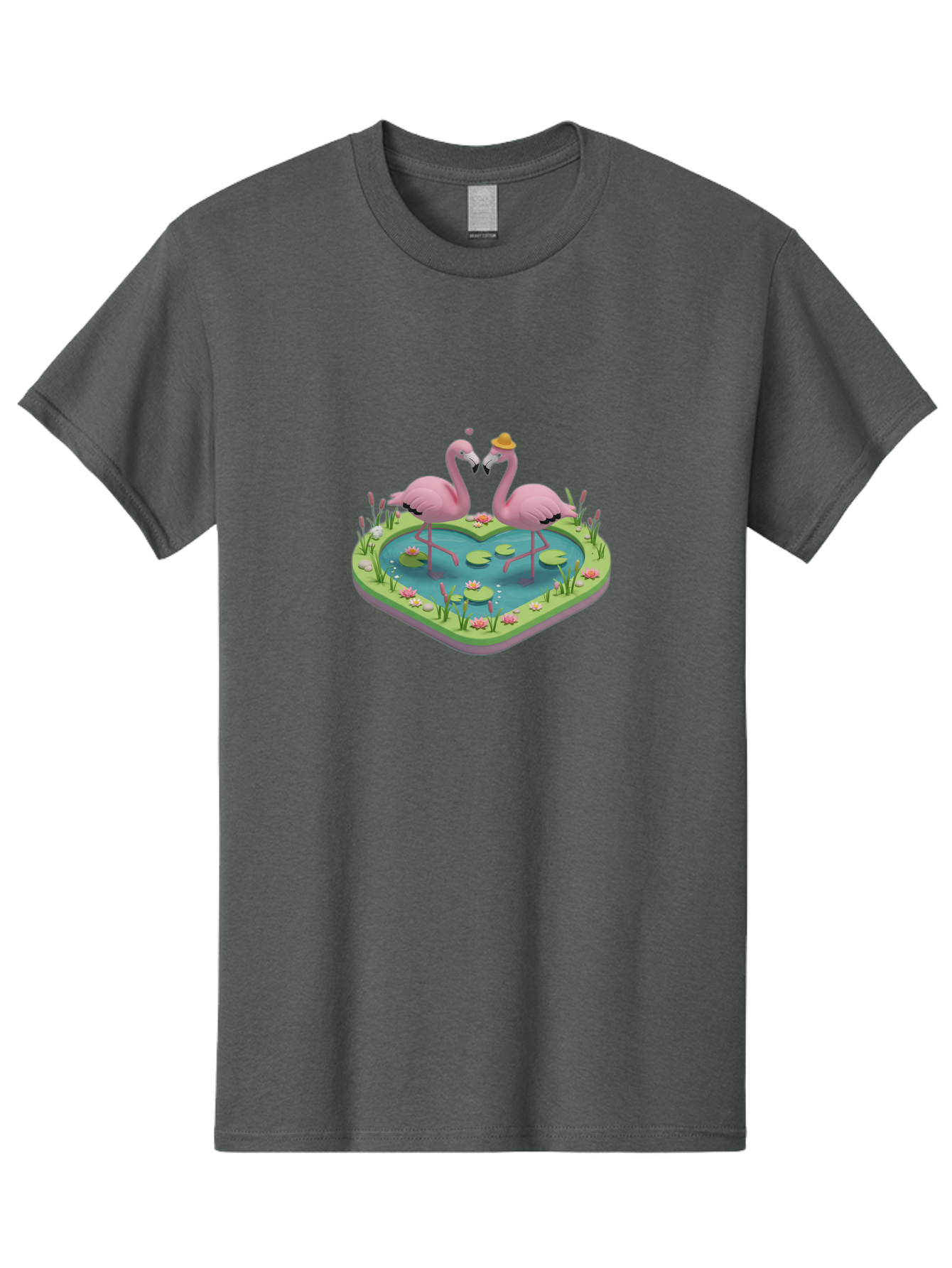 Flamingos-Heart-Pond Men'S Graphic Tee, 100% Cotton, Comfortable Casual Summer Wear, Machine Washable, Vintage Camera, Old Camera, Antique Camera, Black Camera, Classic Photography, Photography Equipment, Nostalgic Device, Film Camera, Bai861