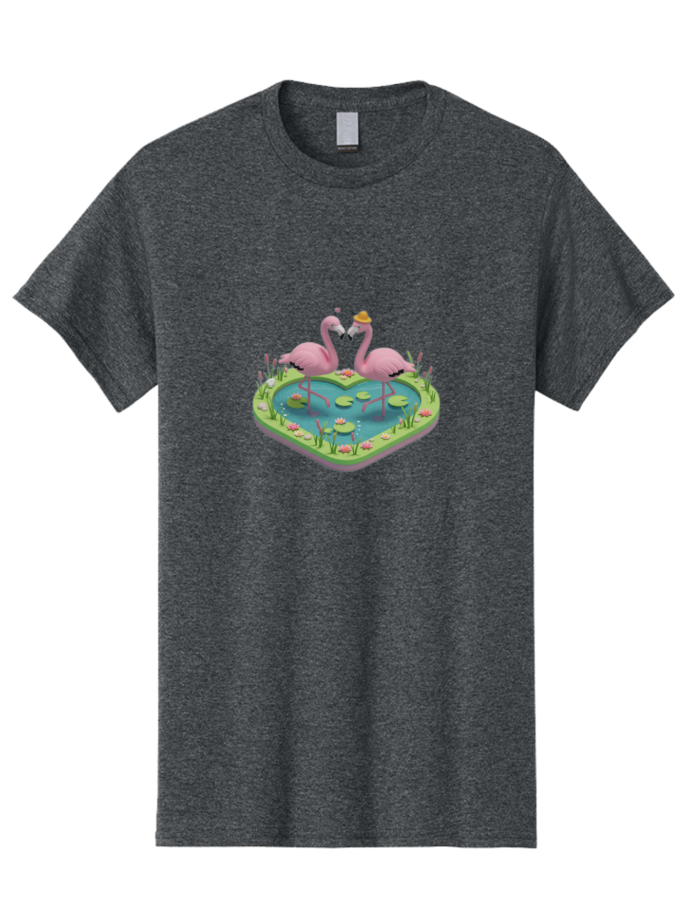 Flamingos-Heart-Pond Men'S Graphic Tee, 100% Cotton, Comfortable Casual Summer Wear, Machine Washable, Vintage Camera, Old Camera, Antique Camera, Black Camera, Classic Photography, Photography Equipment, Nostalgic Device, Film Camera, Bai861
