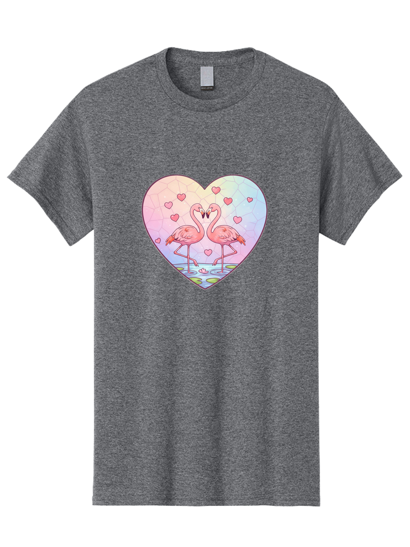 Flamingos-Heart Men'S Graphic Tee, 100% Cotton, Comfortable Casual Summer Wear, Machine Washable, Vintage Camera, Old Camera, Antique Camera, Black Camera, Classic Photography, Photography Equipment, Nostalgic Device, Film Camera, Camera Art Bai862