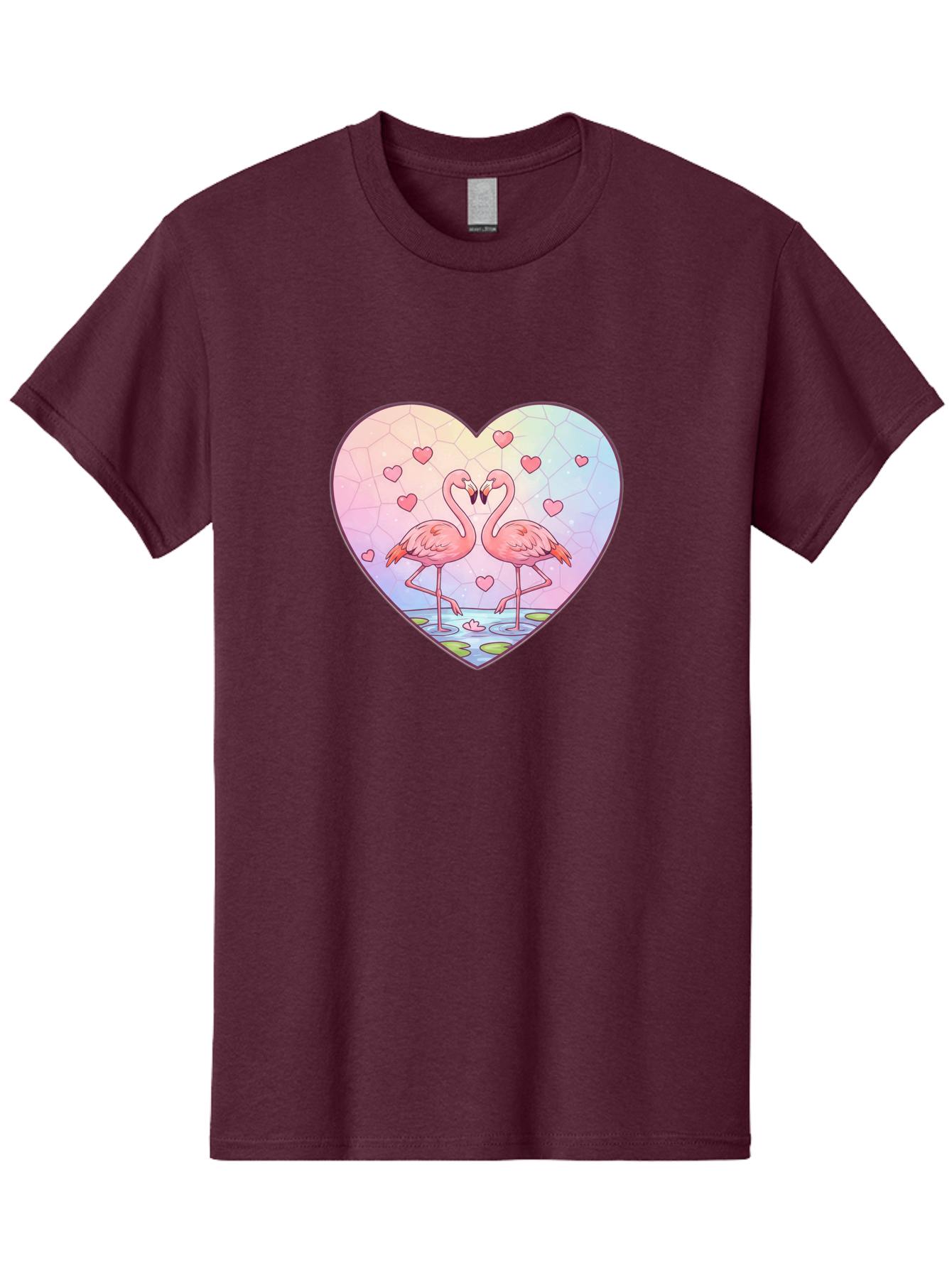 Flamingos-Heart Men'S Graphic Tee, 100% Cotton, Comfortable Casual Summer Wear, Machine Washable, Vintage Camera, Old Camera, Antique Camera, Black Camera, Classic Photography, Photography Equipment, Nostalgic Device, Film Camera, Camera Art Bai862