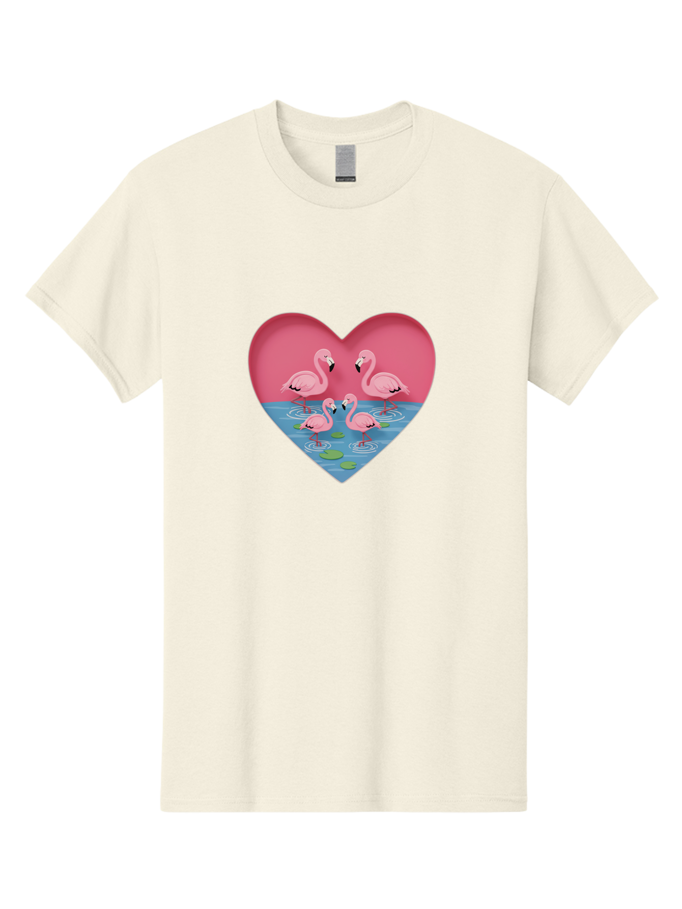 Flamingos-In-Heart-1 Men'S Graphic Tee, 100% Cotton, Comfortable Casual Summer Wear, Machine Washable, Vintage Camera, Old Camera, Antique Camera, Black Camera, Classic Photography, Photography Equipment, Nostalgic Device, Film Camera, Bai863