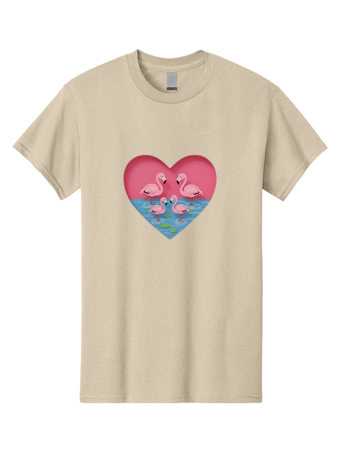 Flamingos-In-Heart-1 Men'S Graphic Tee, 100% Cotton, Comfortable Casual Summer Wear, Machine Washable, Vintage Camera, Old Camera, Antique Camera, Black Camera, Classic Photography, Photography Equipment, Nostalgic Device, Film Camera, Bai863