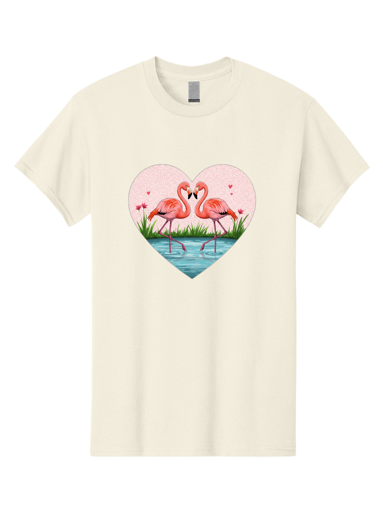 Flamingos-In-Heart-3 Men'S Graphic Tee, 100% Cotton, Comfortable Casual Summer Wear, Machine Washable, Vintage Camera, Old Camera, Antique Camera, Black Camera, Classic Photography, Photography Equipment, Nostalgic Device, Film Camera, Bai865