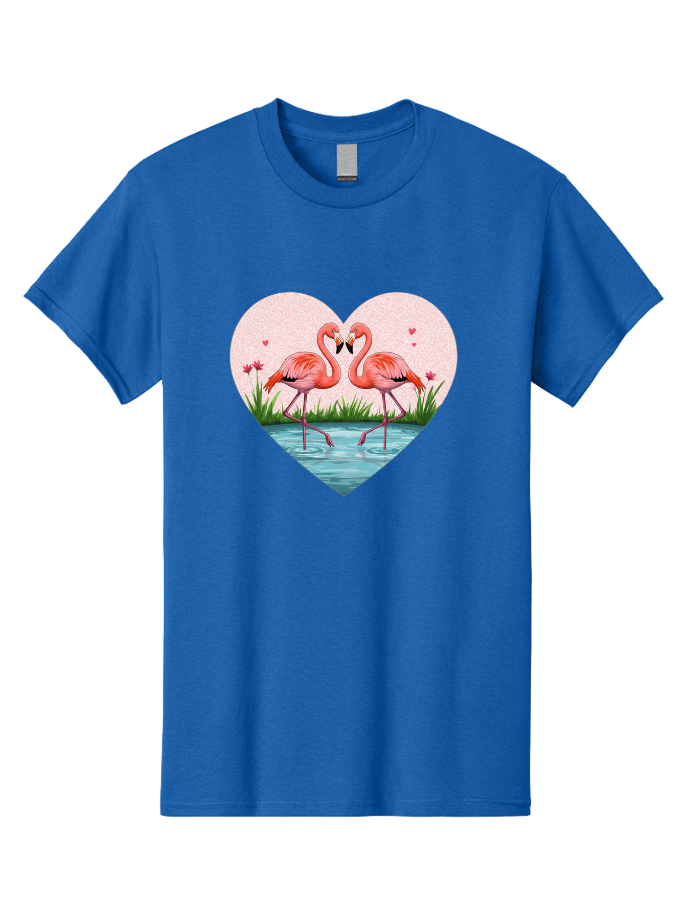 Flamingos-In-Heart-3 Men'S Graphic Tee, 100% Cotton, Comfortable Casual Summer Wear, Machine Washable, Vintage Camera, Old Camera, Antique Camera, Black Camera, Classic Photography, Photography Equipment, Nostalgic Device, Film Camera, Bai865