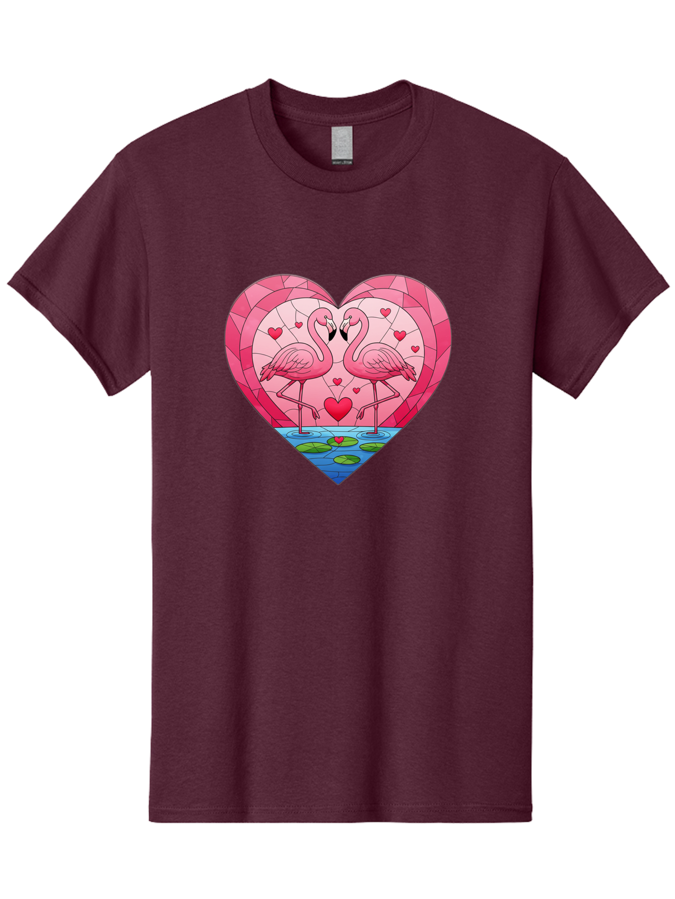 Flamingos-In-Heart-4 Men'S Graphic Tee, 100% Cotton, Comfortable Casual Summer Wear, Machine Washable, Vintage Camera, Old Camera, Antique Camera, Black Camera, Classic Photography, Photography Equipment, Nostalgic Device, Film Camera, Bai866