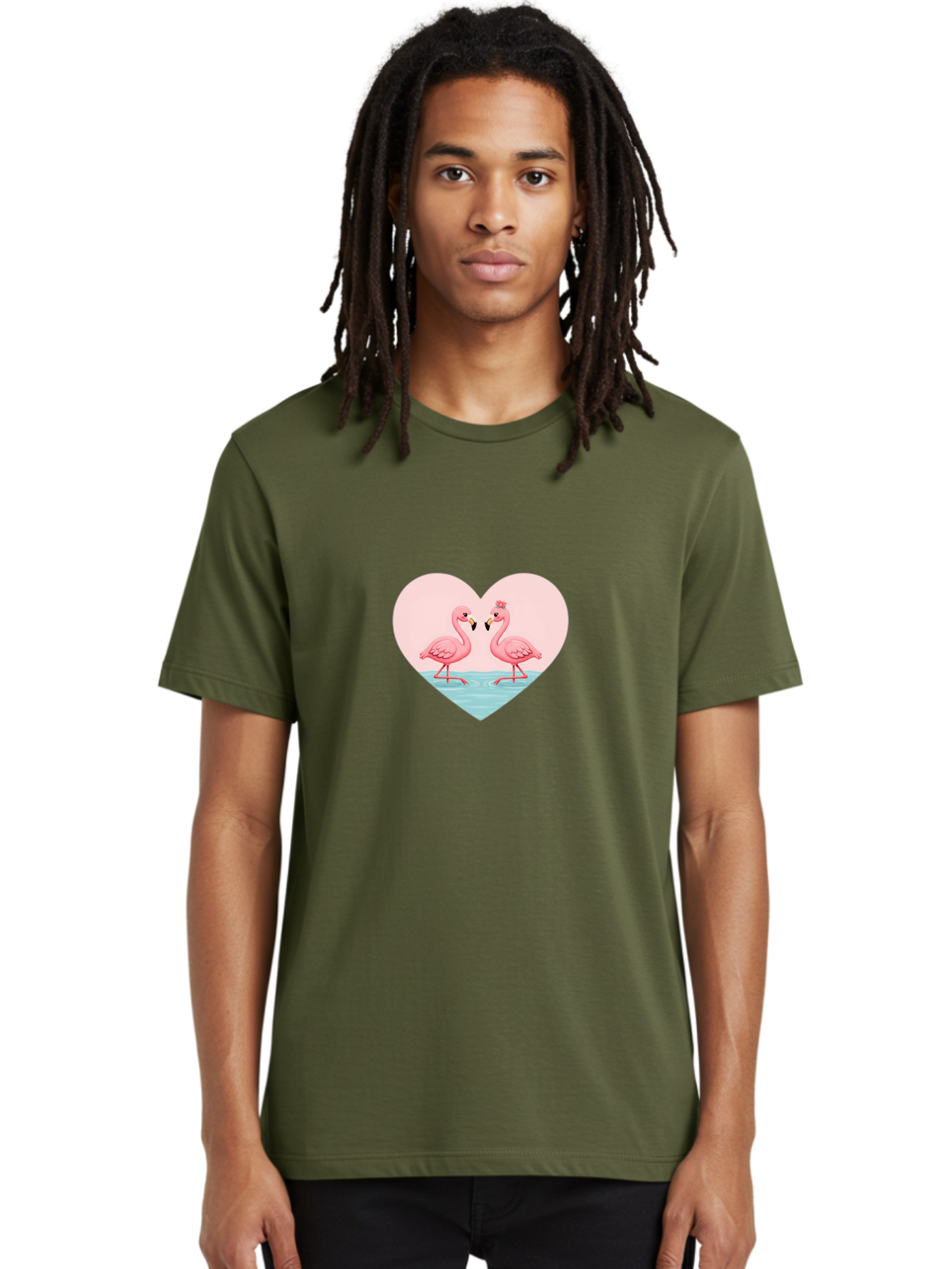 Flamingos-In-Heart Men'S Graphic Tee, 100% Cotton, Comfortable Casual Summer Wear, Machine Washable, Vintage Camera, Old Camera, Antique Camera, Black Camera, Classic Photography, Photography Equipment, Nostalgic Device, Film Camera, Bai867