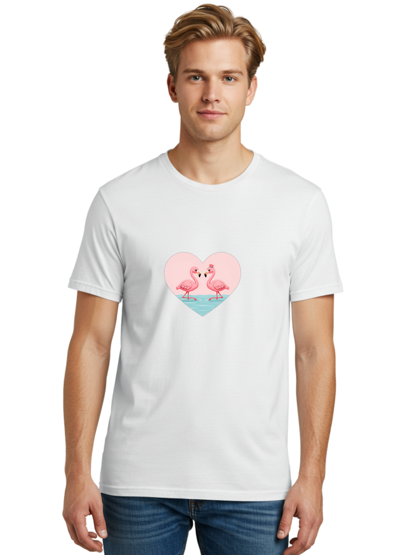 Flamingos-In-Heart Men'S Graphic Tee, 100% Cotton, Comfortable Casual Summer Wear, Machine Washable, Vintage Camera, Old Camera, Antique Camera, Black Camera, Classic Photography, Photography Equipment, Nostalgic Device, Film Camera, Bai867