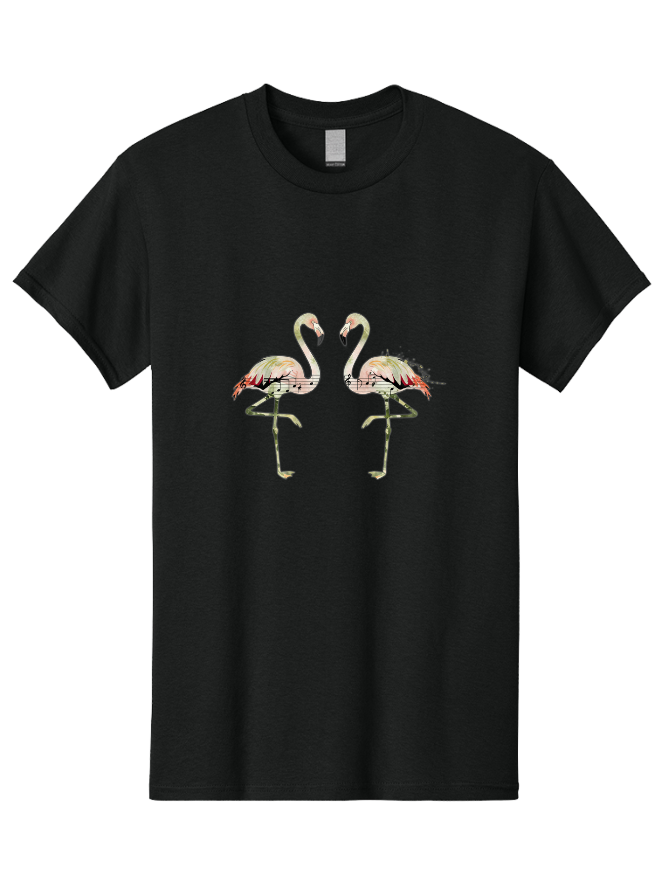 Flamingos-With-Sheet-Music Men'S Graphic Tee, 100% Cotton, Comfortable Casual Summer Wear, Machine Washable, Vintage Camera, Old Camera, Antique Camera, Black Camera, Classic Photography, Photography Equipment, Nostalgic Device, Film Camera, Bai868