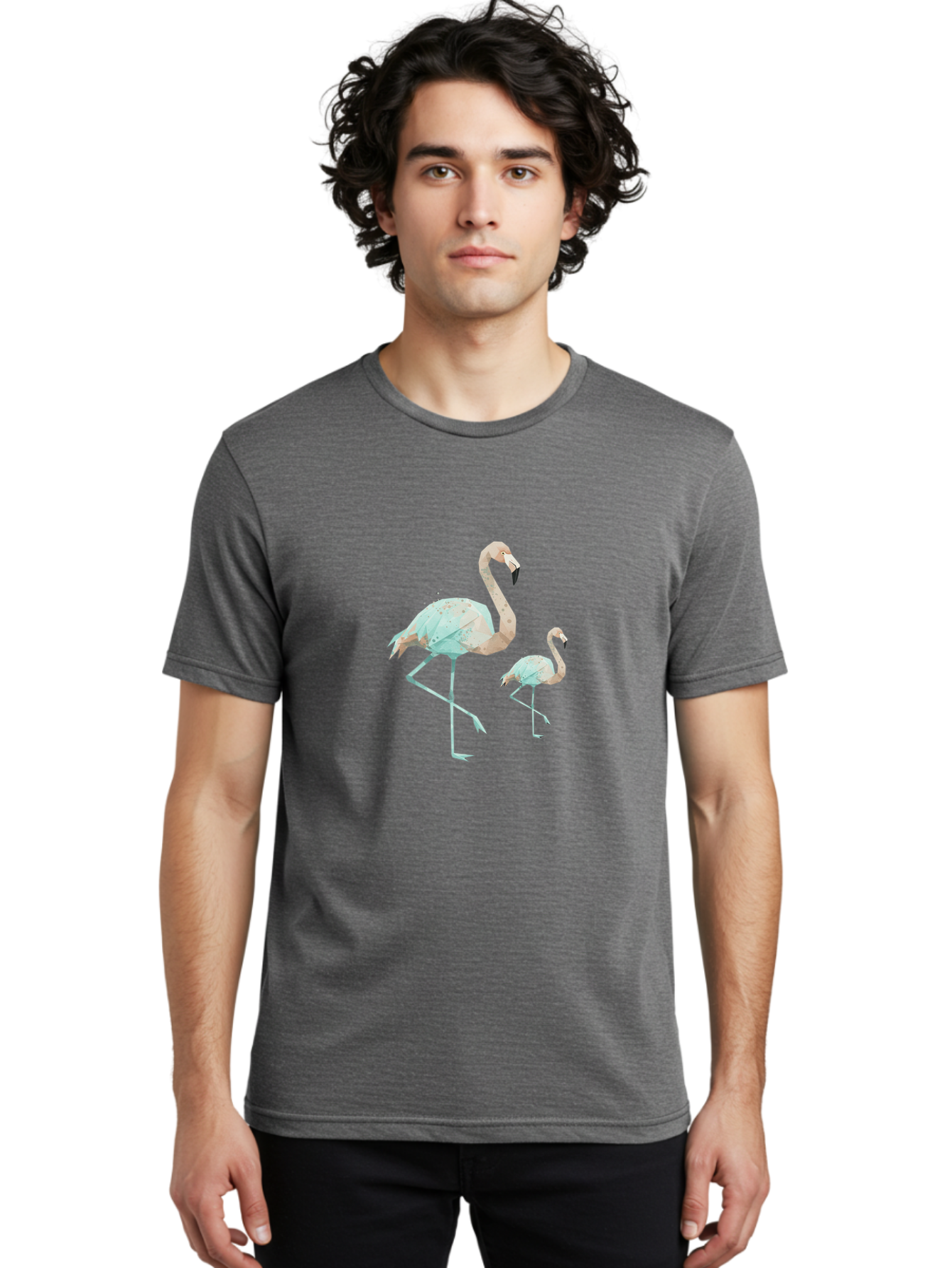 Flamingos Men'S Graphic Tee, 100% Cotton, Comfortable Casual Summer Wear, Machine Washable, Vintage Camera, Old Camera, Antique Camera, Black Camera, Classic Photography, Photography Equipment, Nostalgic Device, Film Camera, Camera Art Bai869