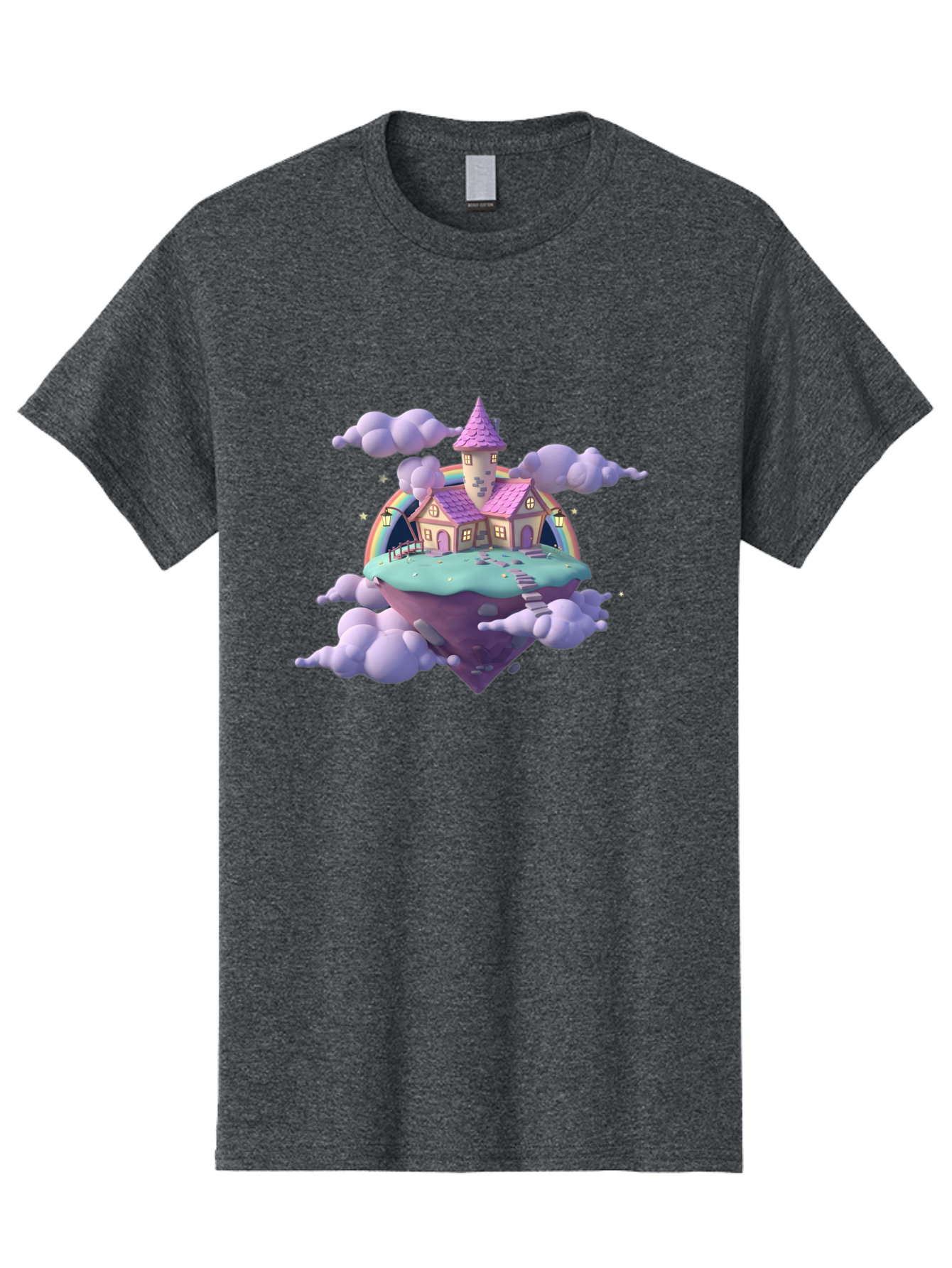 Floating-Castle-1 Men'S Graphic Tee, 100% Cotton, Comfortable Casual Summer Wear, Machine Washable, Vintage Camera, Old Camera, Antique Camera, Black Camera, Classic Photography, Photography Equipment, Nostalgic Device, Film Camera, Camera Art Bai870