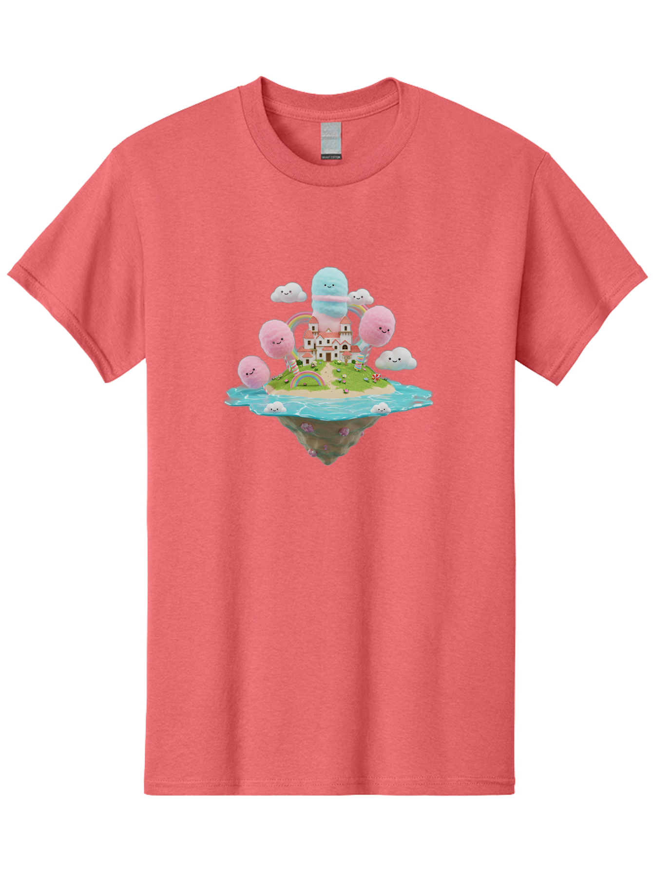 Floating-Castle-With-Smiling-Cotton-Candy-Clouds Men'S Graphic Tee, 100% Cotton, Comfortable Casual Summer Wear, Machine Washable, Vintage Camera, Old Camera, Antique Camera, Black Camera, Classic Photography, Photography Equipment, Bai871
