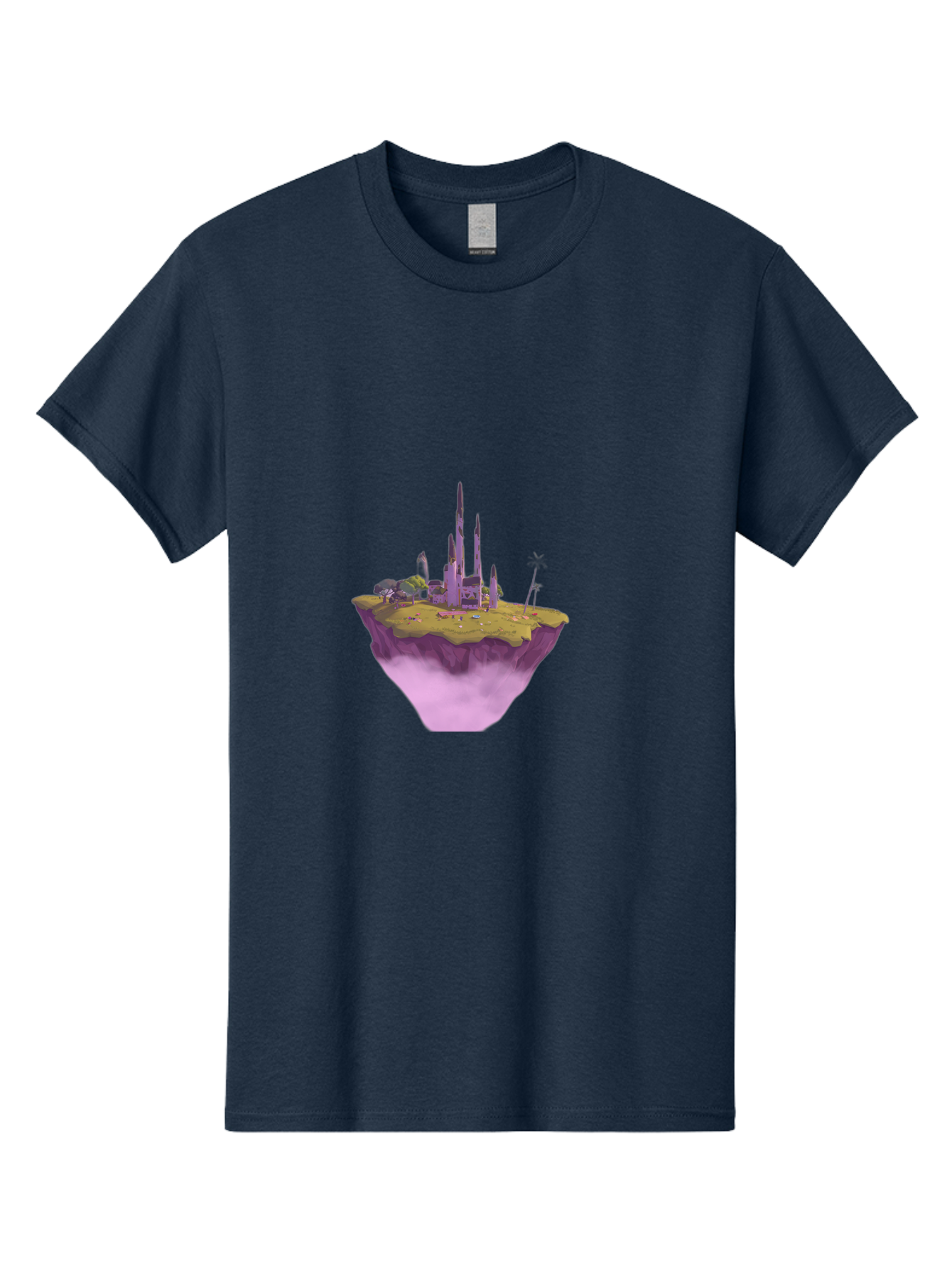 Floating-Island-1 Men'S Graphic Tee, 100% Cotton, Comfortable Casual Summer Wear, Machine Washable, Vintage Camera, Old Camera, Antique Camera, Black Camera, Classic Photography, Photography Equipment, Nostalgic Device, Film Camera, Camera Art Bai875