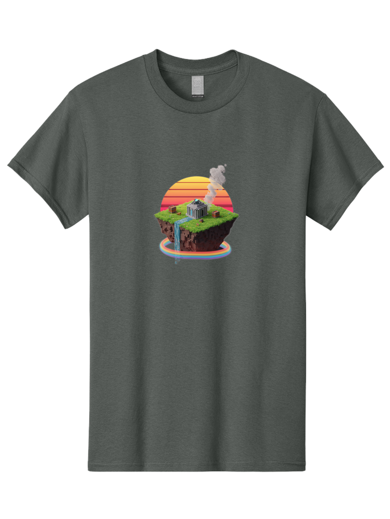 Floating-Island-4 Men'S Graphic Tee, 100% Cotton, Comfortable Casual Summer Wear, Machine Washable, Vintage Camera, Old Camera, Antique Camera, Black Camera, Classic Photography, Photography Equipment, Nostalgic Device, Film Camera, Camera Art Bai878