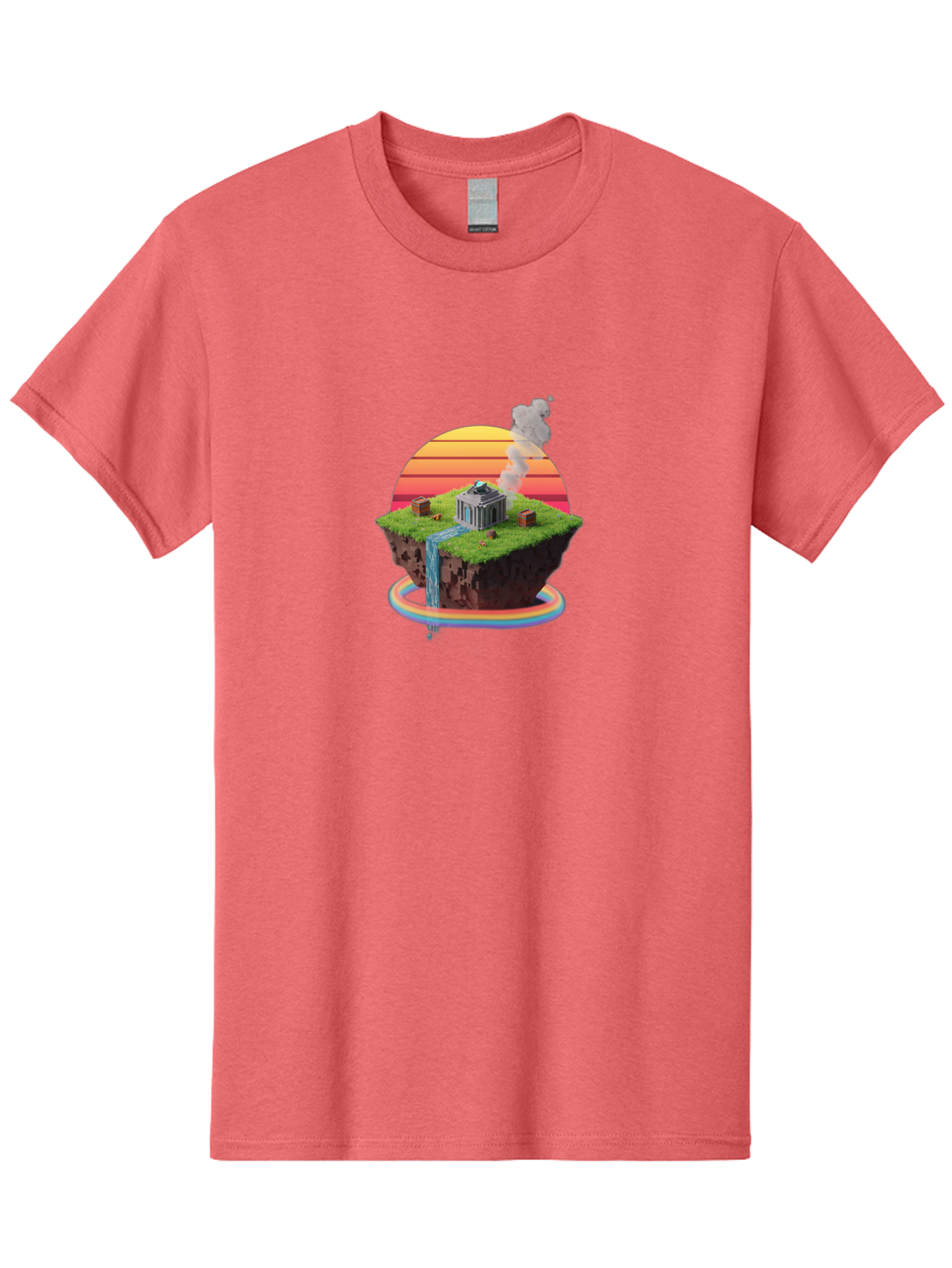 Floating-Island-4 Men'S Graphic Tee, 100% Cotton, Comfortable Casual Summer Wear, Machine Washable, Vintage Camera, Old Camera, Antique Camera, Black Camera, Classic Photography, Photography Equipment, Nostalgic Device, Film Camera, Camera Art Bai878