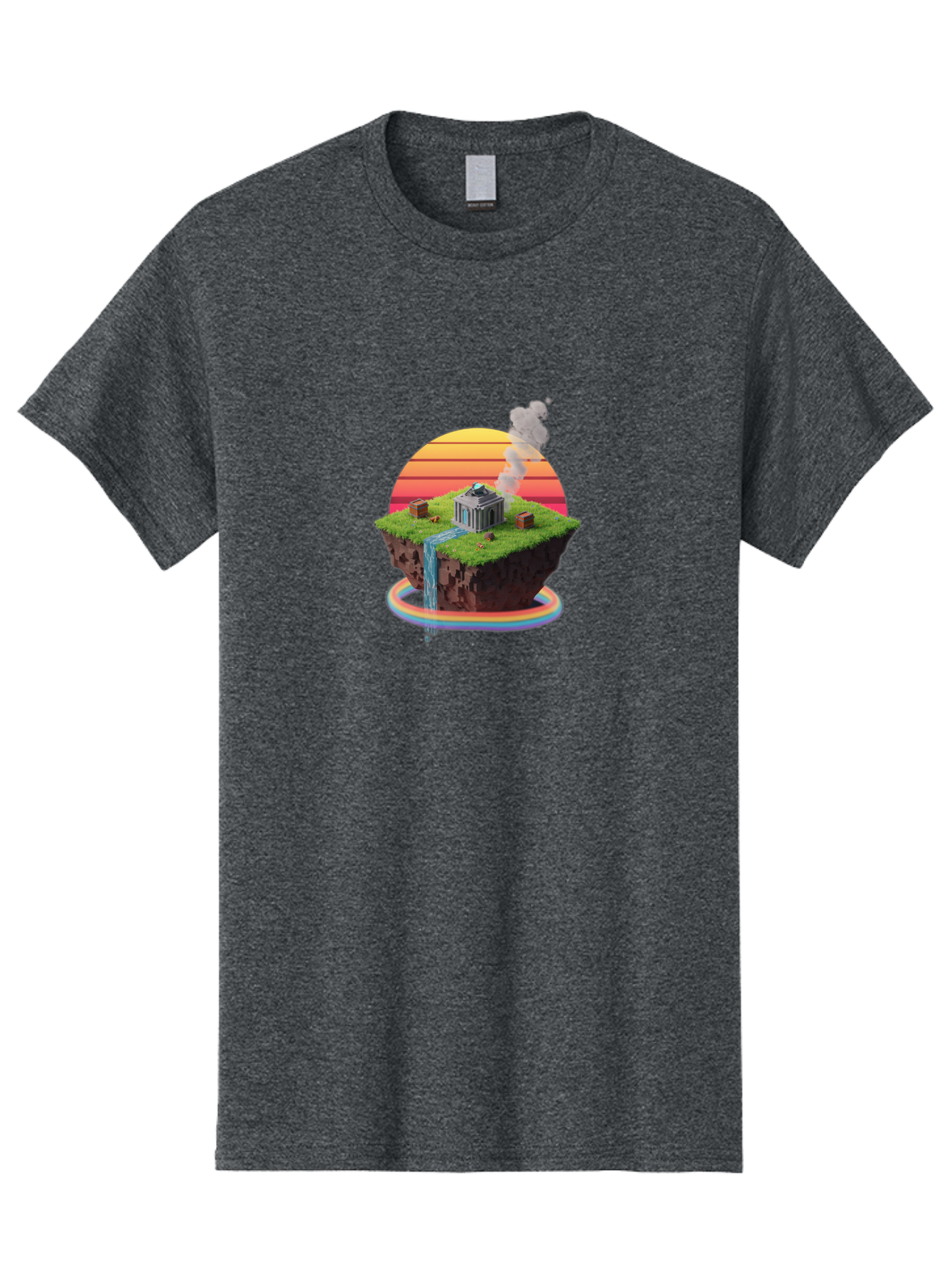 Floating-Island-4 Men'S Graphic Tee, 100% Cotton, Comfortable Casual Summer Wear, Machine Washable, Vintage Camera, Old Camera, Antique Camera, Black Camera, Classic Photography, Photography Equipment, Nostalgic Device, Film Camera, Camera Art Bai878