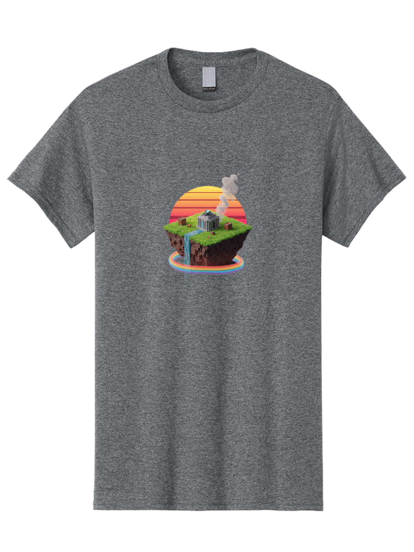 Floating-Island-4 Men'S Graphic Tee, 100% Cotton, Comfortable Casual Summer Wear, Machine Washable, Vintage Camera, Old Camera, Antique Camera, Black Camera, Classic Photography, Photography Equipment, Nostalgic Device, Film Camera, Camera Art Bai878