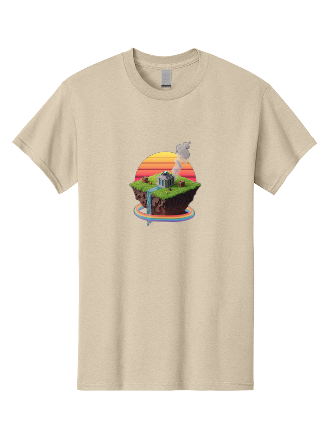 Floating-Island-4 Men'S Graphic Tee, 100% Cotton, Comfortable Casual Summer Wear, Machine Washable, Vintage Camera, Old Camera, Antique Camera, Black Camera, Classic Photography, Photography Equipment, Nostalgic Device, Film Camera, Camera Art Bai878