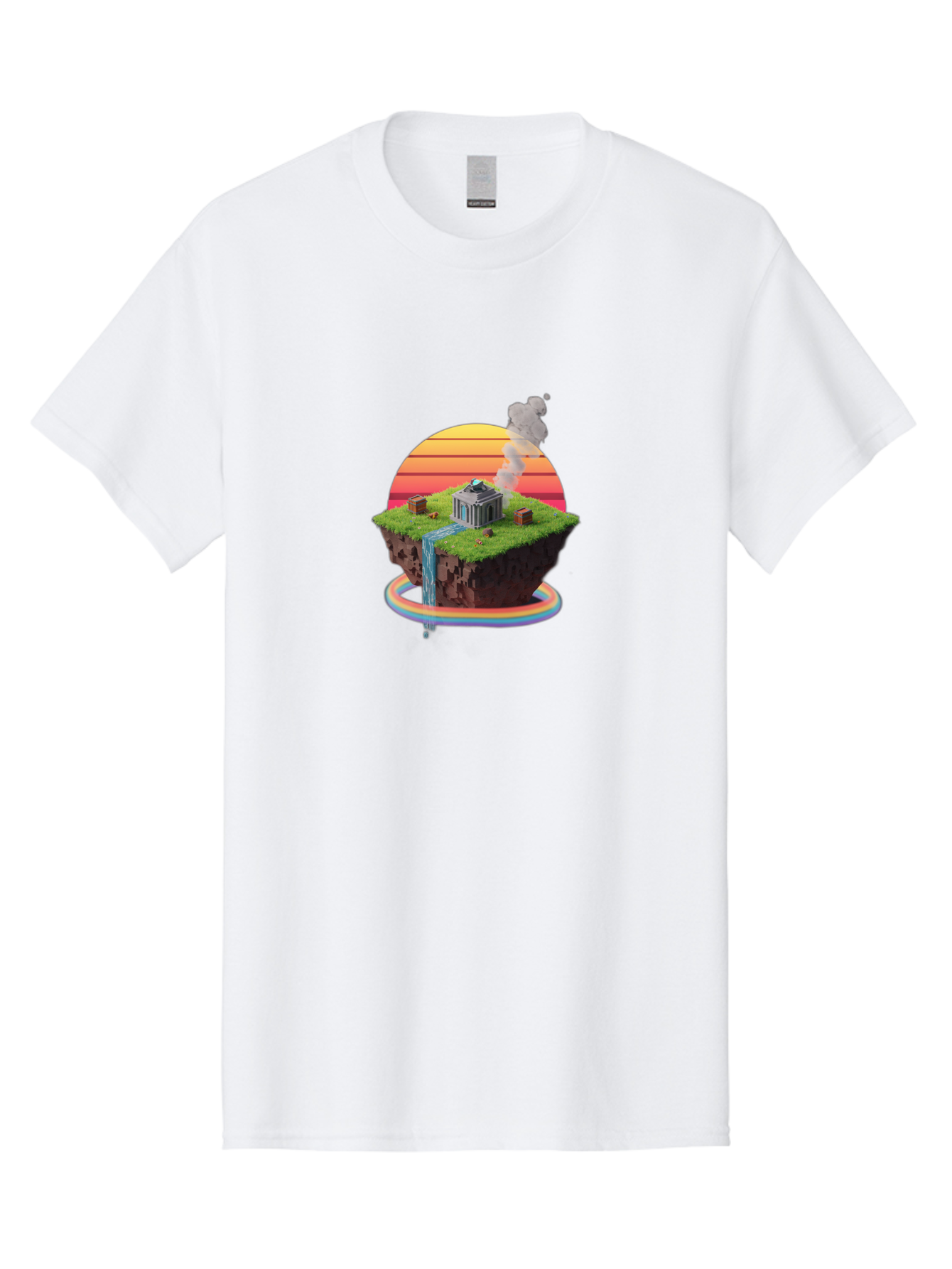 Floating-Island-4 Men'S Graphic Tee, 100% Cotton, Comfortable Casual Summer Wear, Machine Washable, Vintage Camera, Old Camera, Antique Camera, Black Camera, Classic Photography, Photography Equipment, Nostalgic Device, Film Camera, Camera Art Bai878