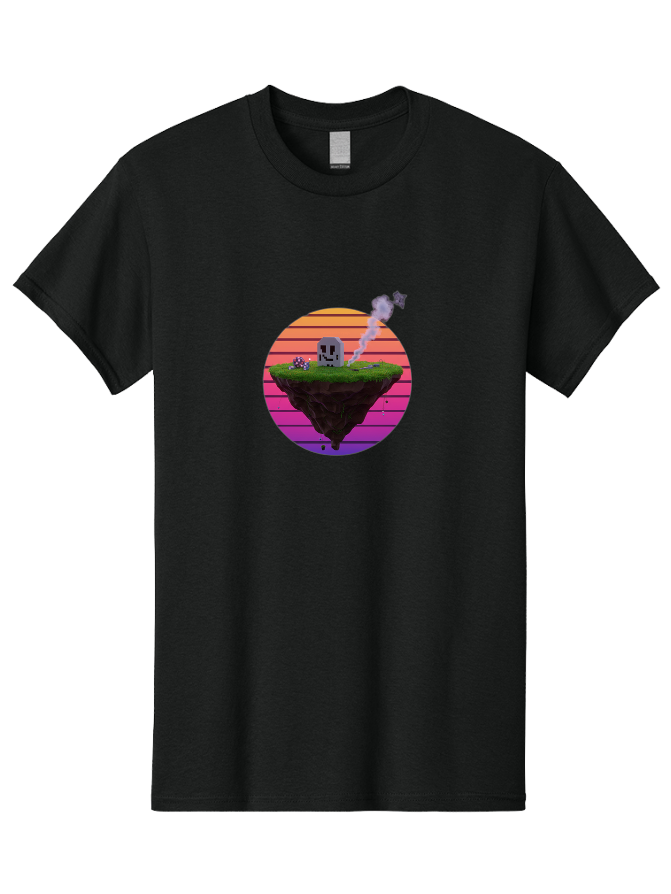 Floating-Island-5 Men'S Graphic Tee, 100% Cotton, Comfortable Casual Summer Wear, Machine Washable, Vintage Camera, Old Camera, Antique Camera, Black Camera, Classic Photography, Photography Equipment, Nostalgic Device, Film Camera, Camera Art Bai879