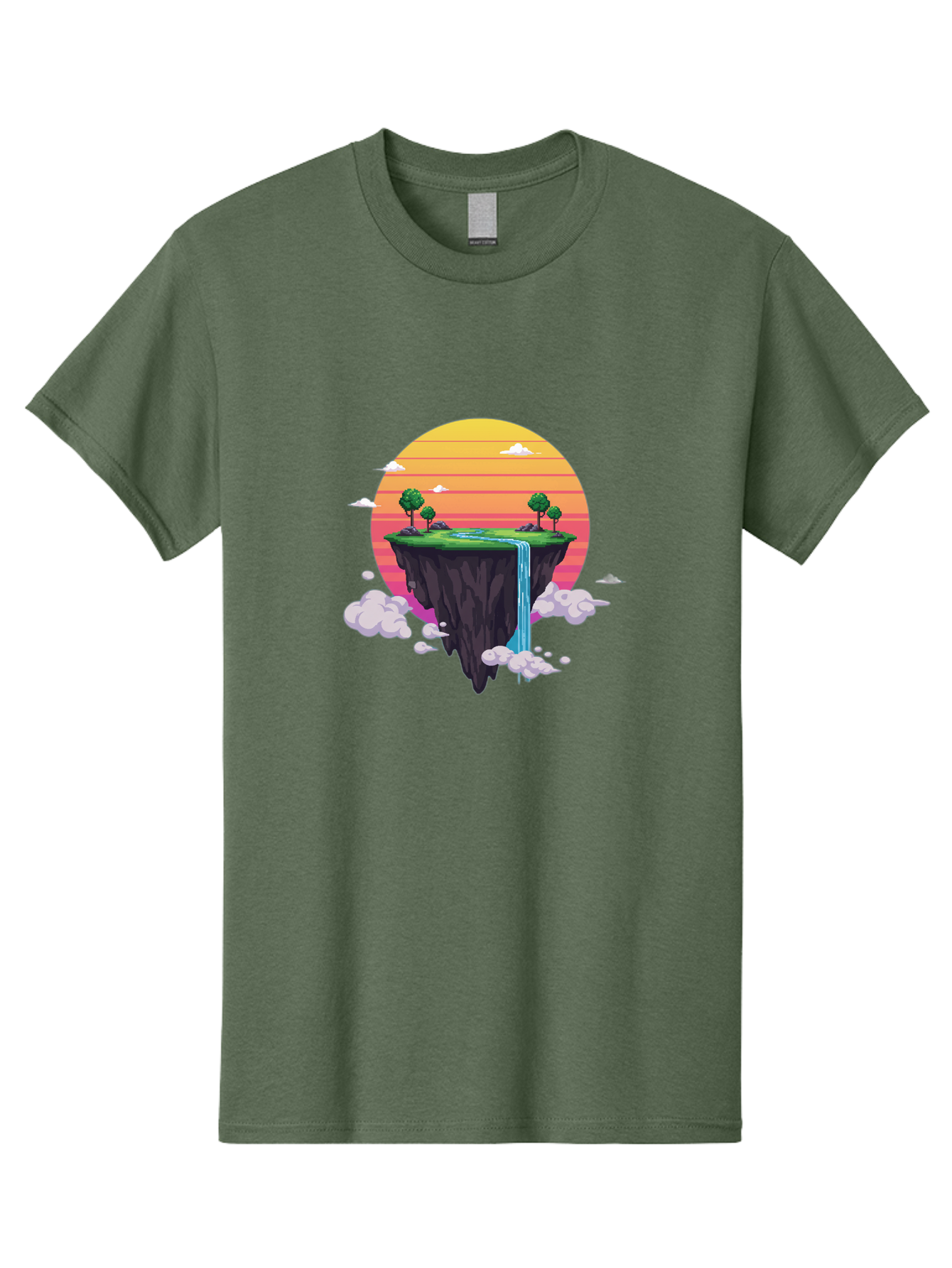 Floating-Island-6 Men'S Graphic Tee, 100% Cotton, Comfortable Casual Summer Wear, Machine Washable, Vintage Camera, Old Camera, Antique Camera, Black Camera, Classic Photography, Photography Equipment, Nostalgic Device, Film Camera, Camera Art Bai880