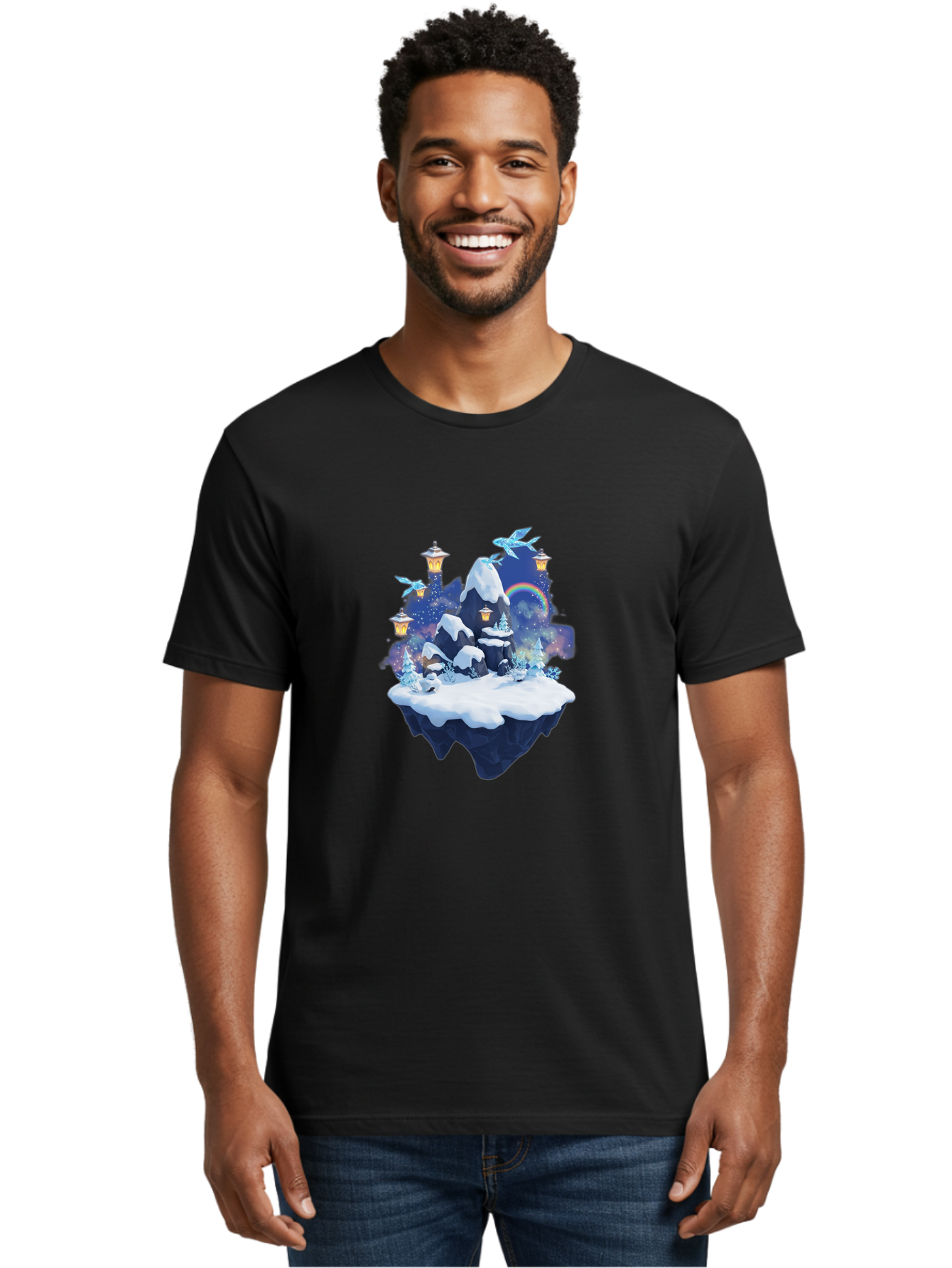Floating-Island-7 Men'S Graphic Tee, 100% Cotton, Comfortable Casual Summer Wear, Machine Washable, Vintage Camera, Old Camera, Antique Camera, Black Camera, Classic Photography, Photography Equipment, Nostalgic Device, Film Camera, Camera Art Bai881