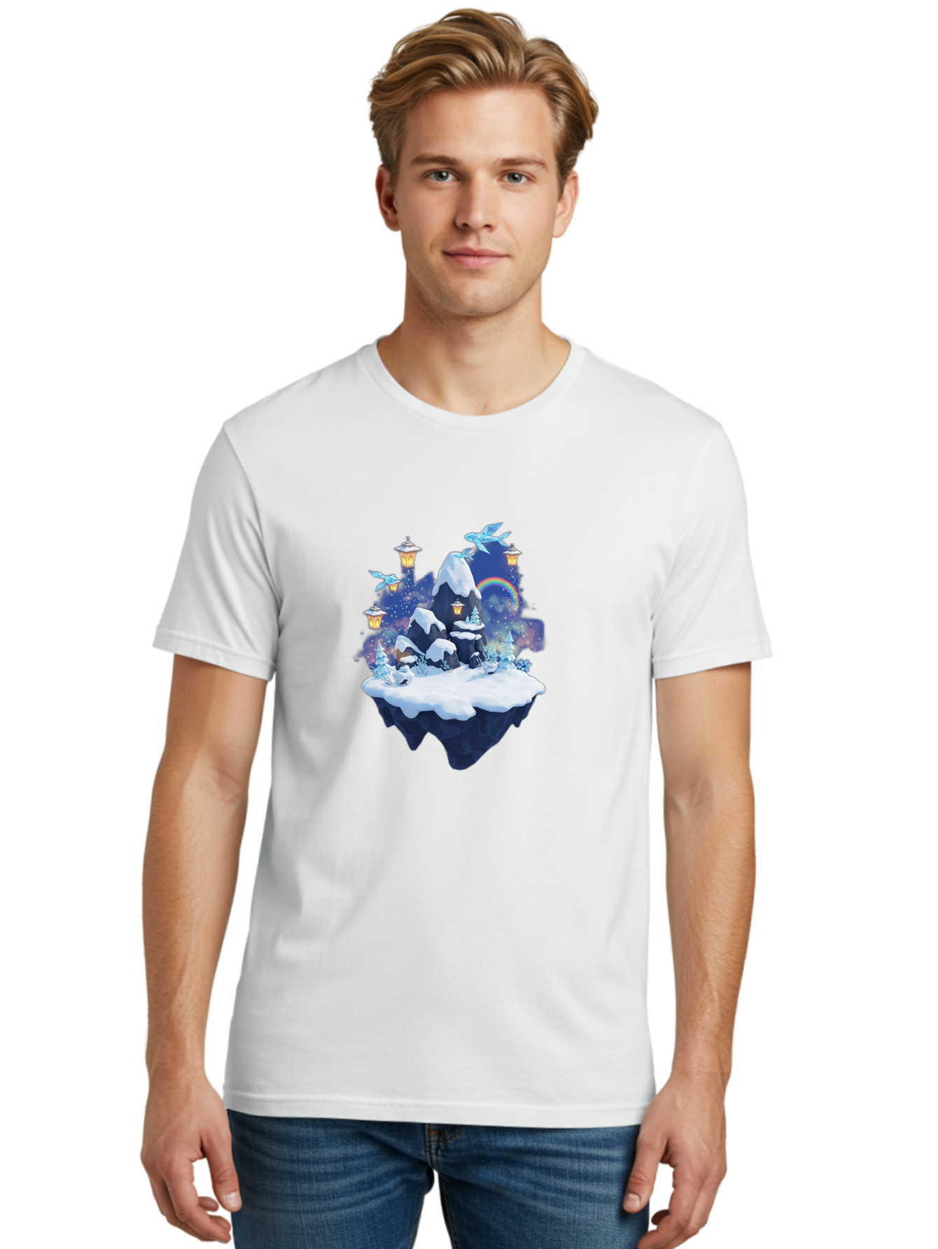 Floating-Island-7 Men'S Graphic Tee, 100% Cotton, Comfortable Casual Summer Wear, Machine Washable, Vintage Camera, Old Camera, Antique Camera, Black Camera, Classic Photography, Photography Equipment, Nostalgic Device, Film Camera, Camera Art Bai881