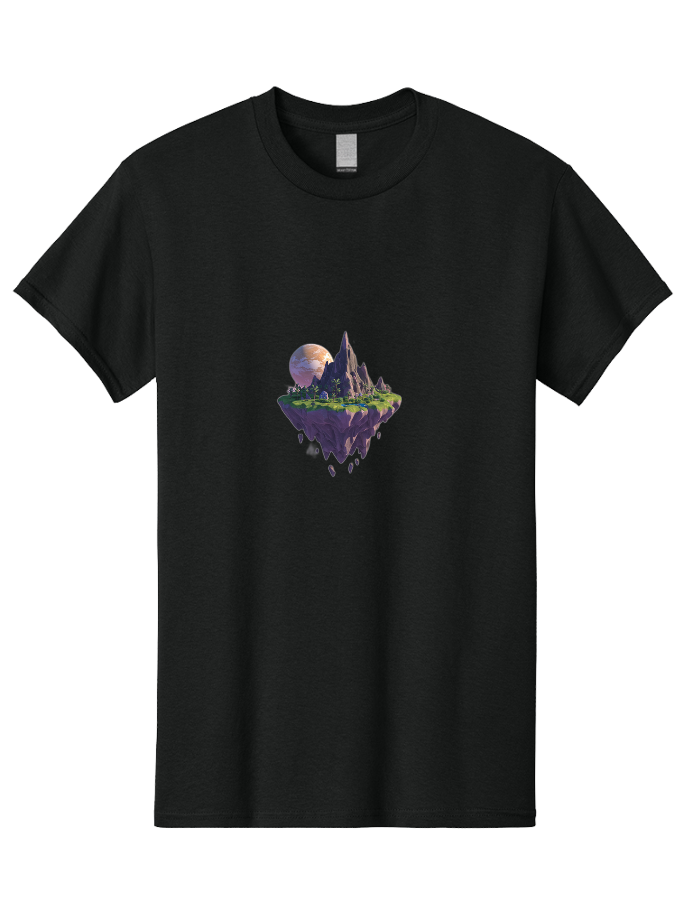 Floating-Island-Landscape Men'S Graphic Tee, 100% Cotton, Comfortable Casual Summer Wear, Machine Washable, Vintage Camera, Old Camera, Antique Camera, Black Camera, Classic Photography, Photography Equipment, Nostalgic Device, Film Camera, Bai882