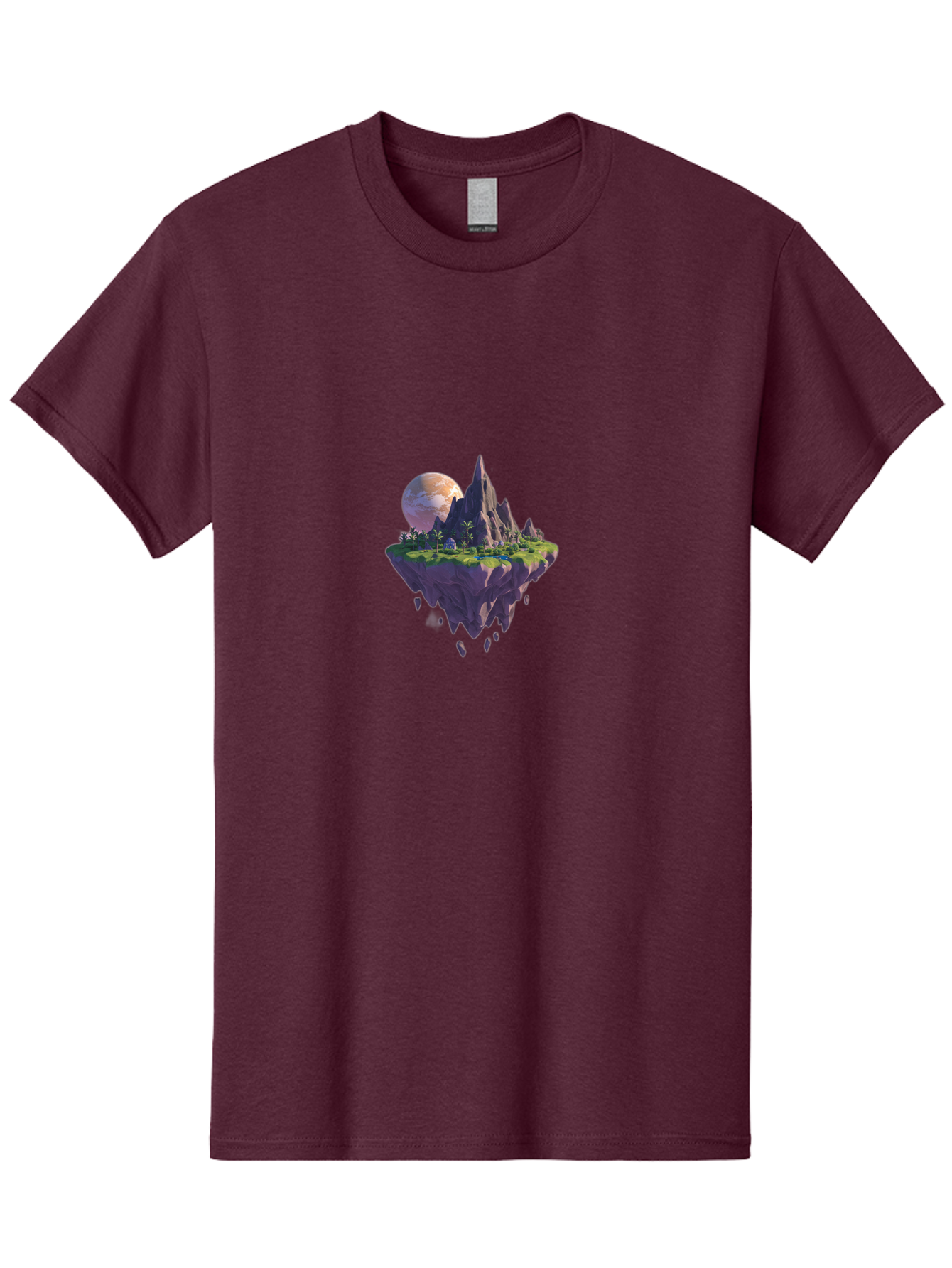 Floating-Island-Landscape Men'S Graphic Tee, 100% Cotton, Comfortable Casual Summer Wear, Machine Washable, Vintage Camera, Old Camera, Antique Camera, Black Camera, Classic Photography, Photography Equipment, Nostalgic Device, Film Camera, Bai882