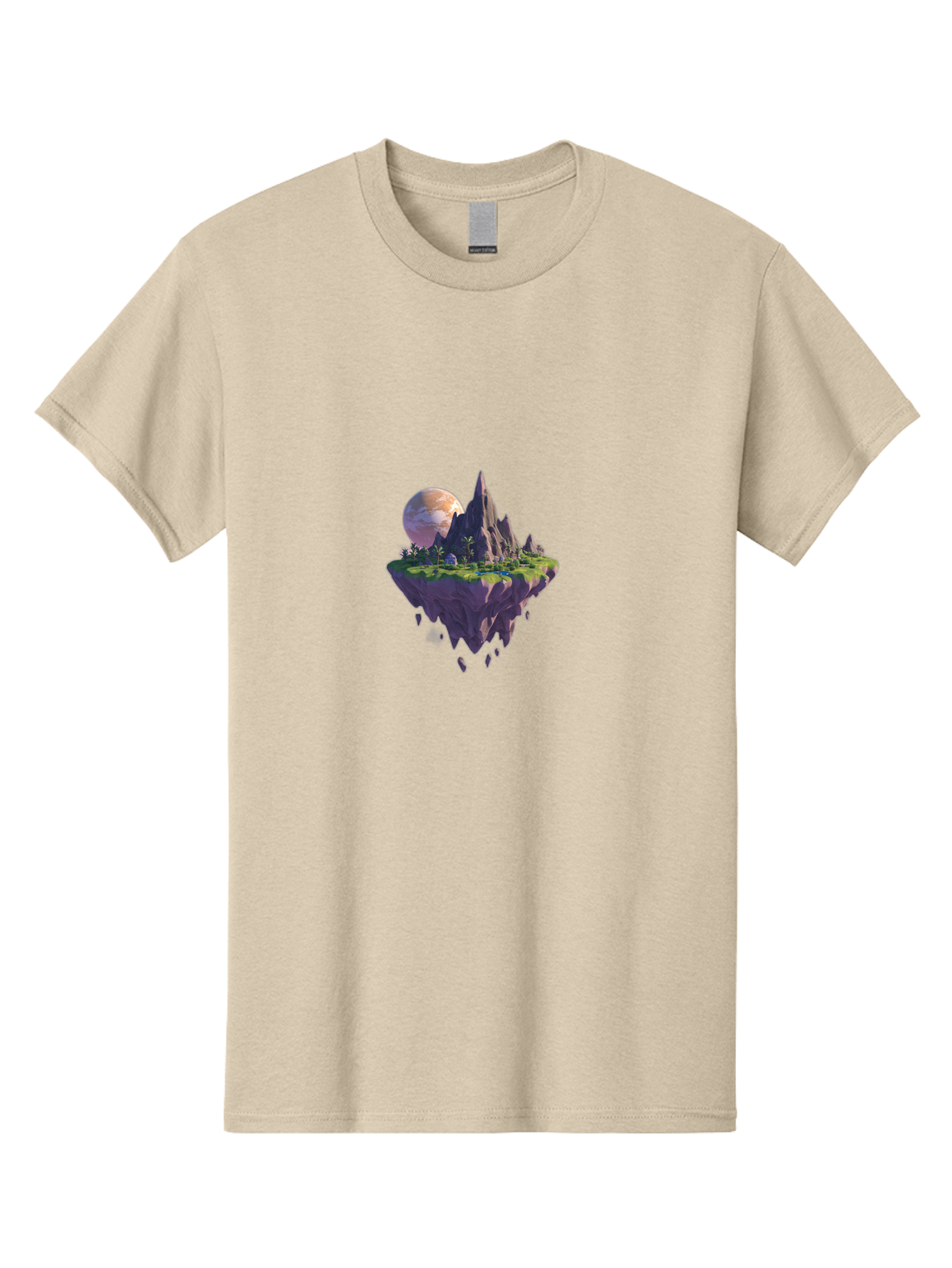 Floating-Island-Landscape Men'S Graphic Tee, 100% Cotton, Comfortable Casual Summer Wear, Machine Washable, Vintage Camera, Old Camera, Antique Camera, Black Camera, Classic Photography, Photography Equipment, Nostalgic Device, Film Camera, Bai882