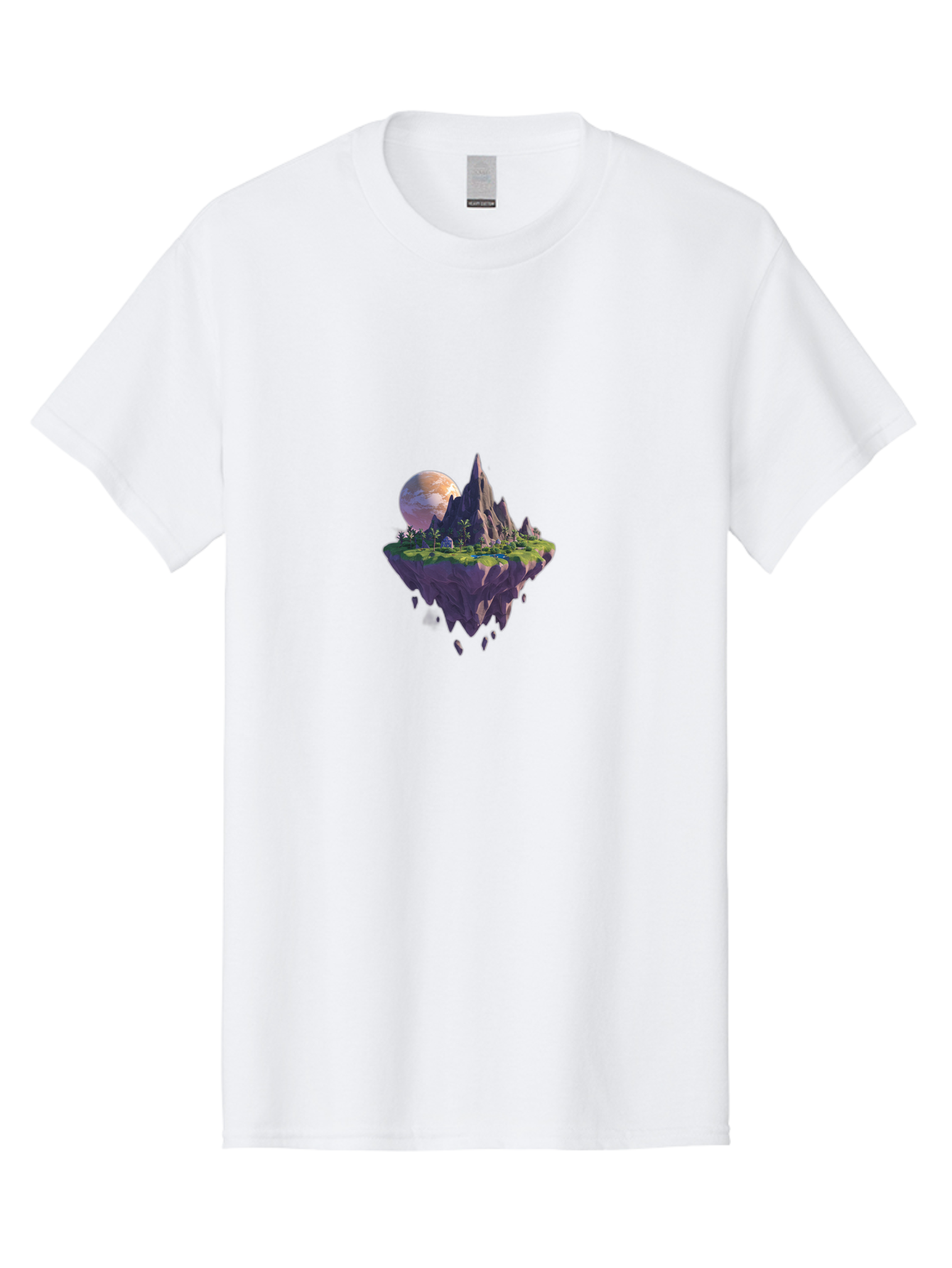 Floating-Island-Landscape Men'S Graphic Tee, 100% Cotton, Comfortable Casual Summer Wear, Machine Washable, Vintage Camera, Old Camera, Antique Camera, Black Camera, Classic Photography, Photography Equipment, Nostalgic Device, Film Camera, Bai882